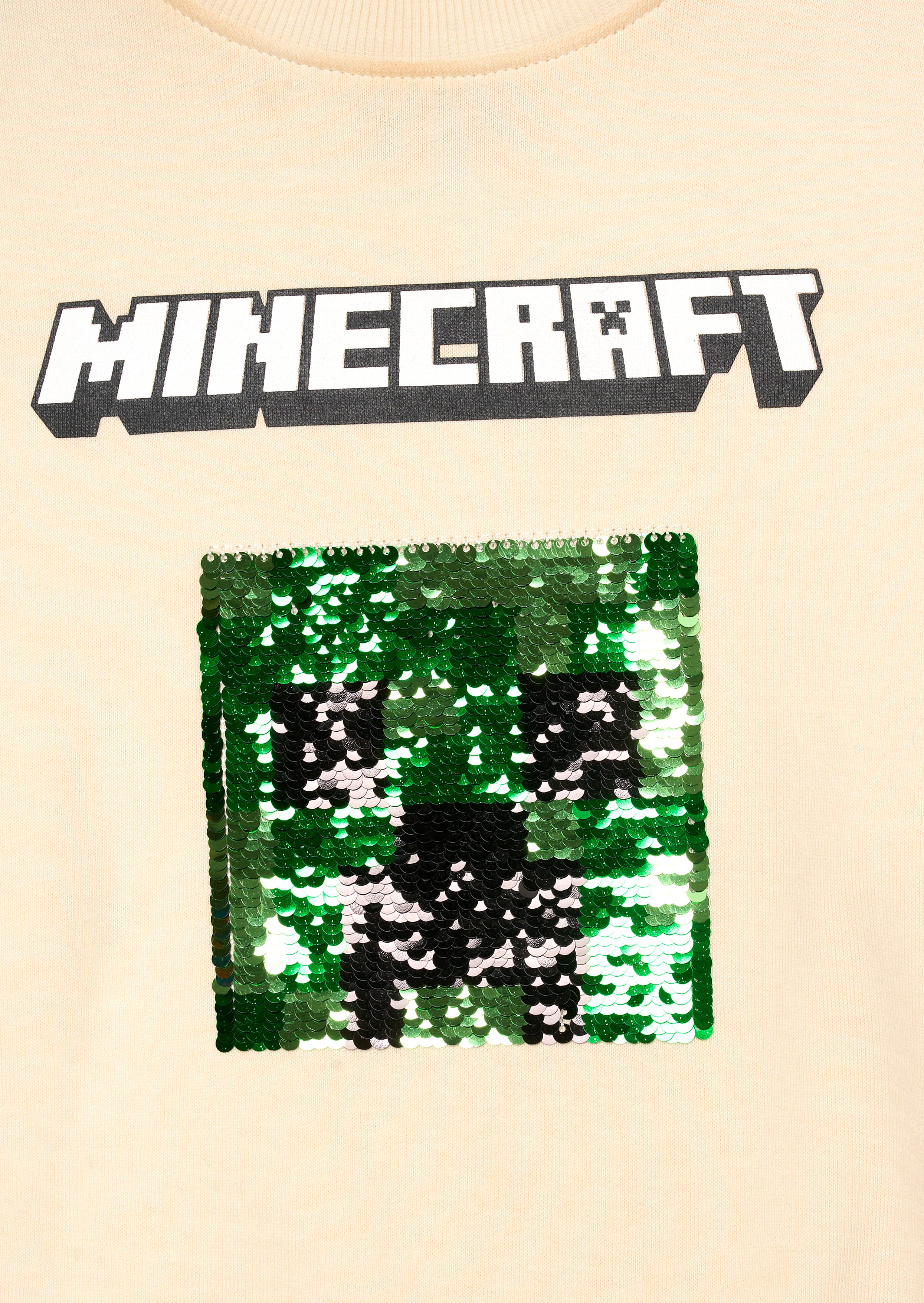 Minecraft Pailletten-Sweatshirt