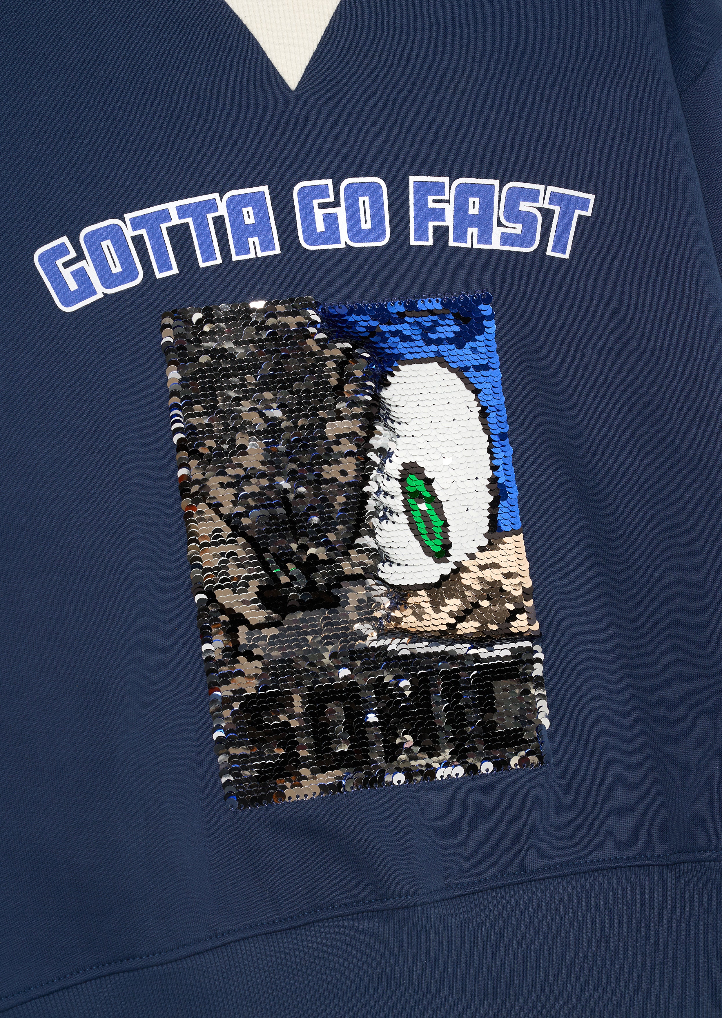 Bluza z cekinami Sonic Varsity