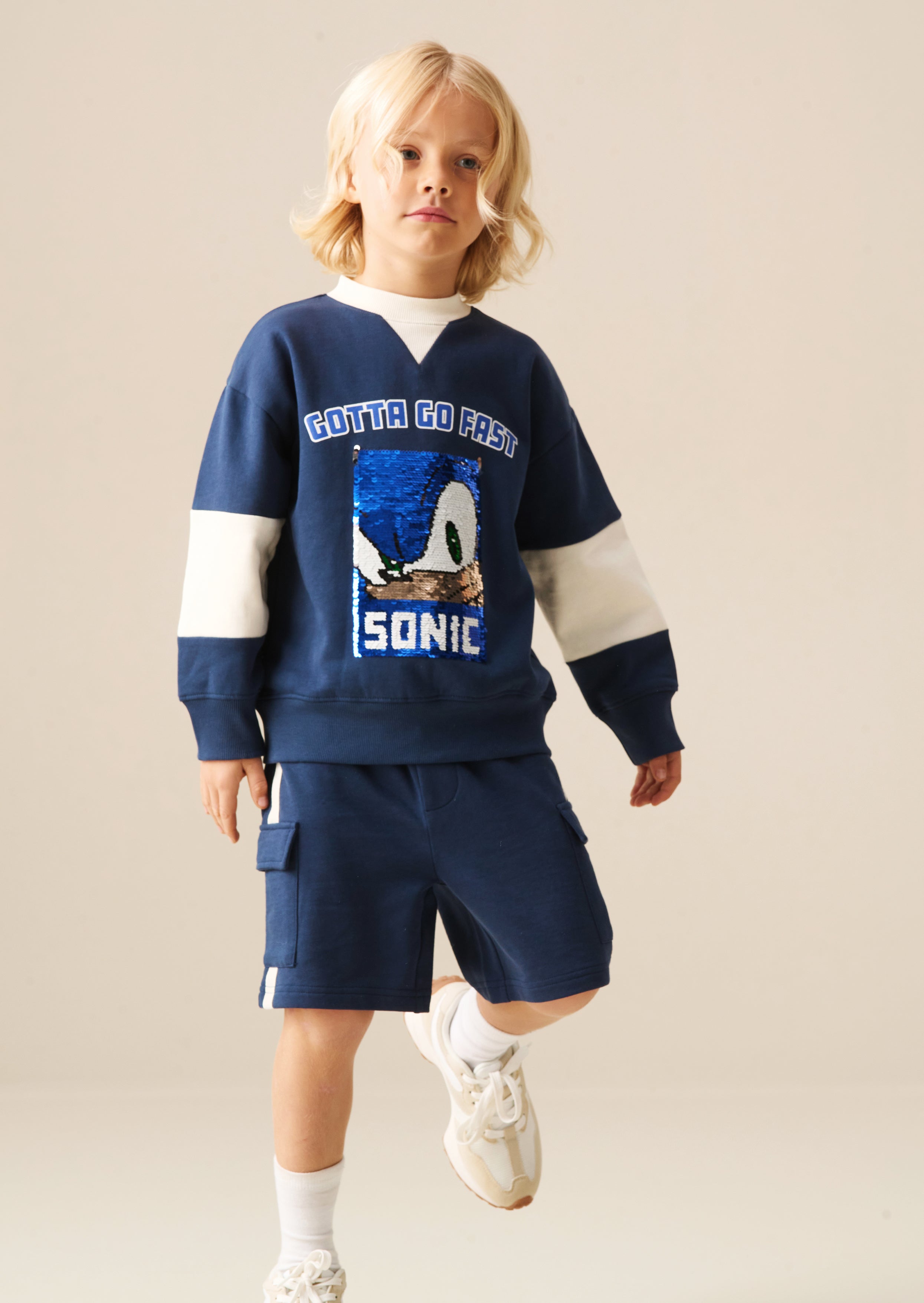 Bluza z cekinami Sonic Varsity