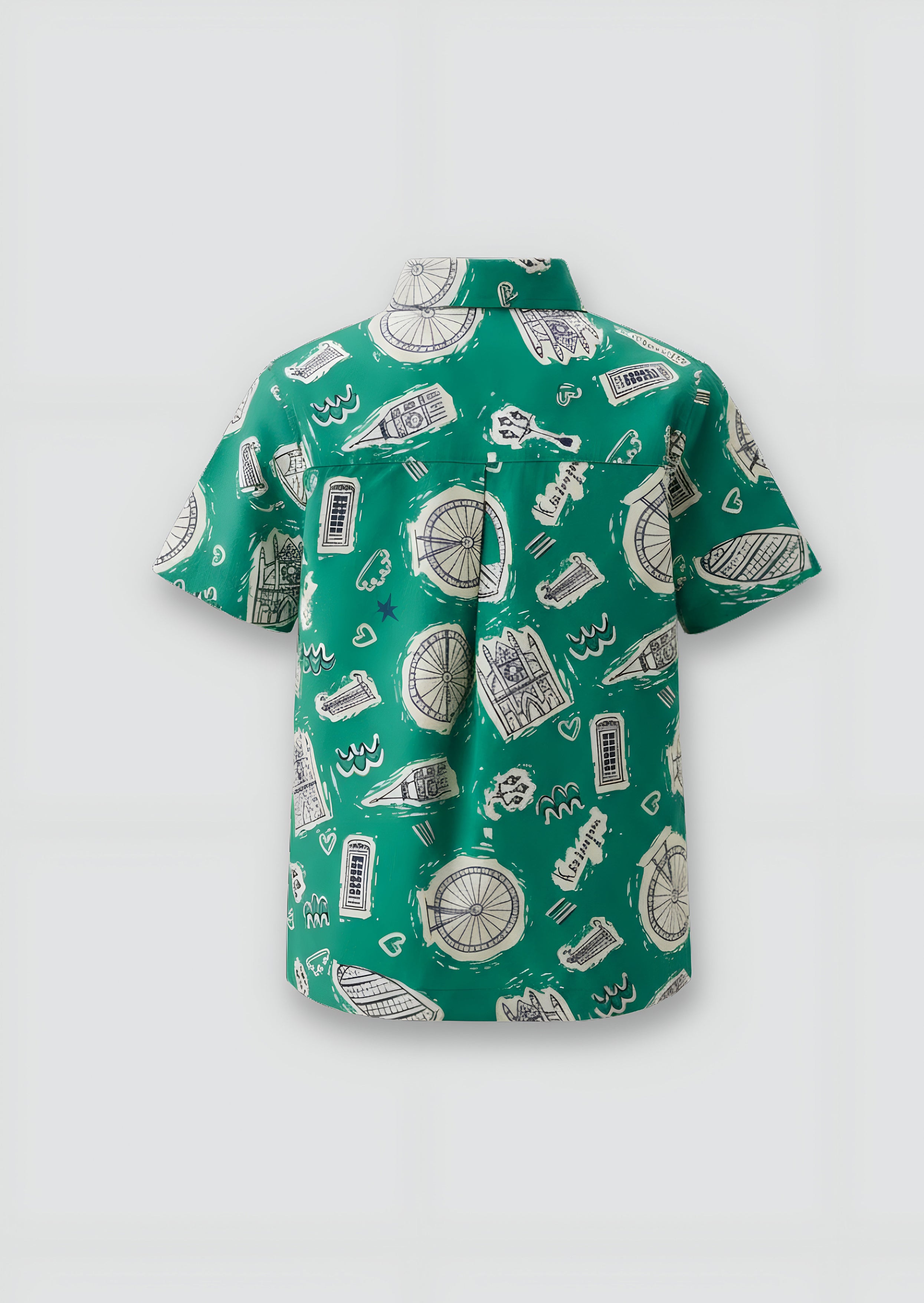 Camisa Estampada Ciudad Damien