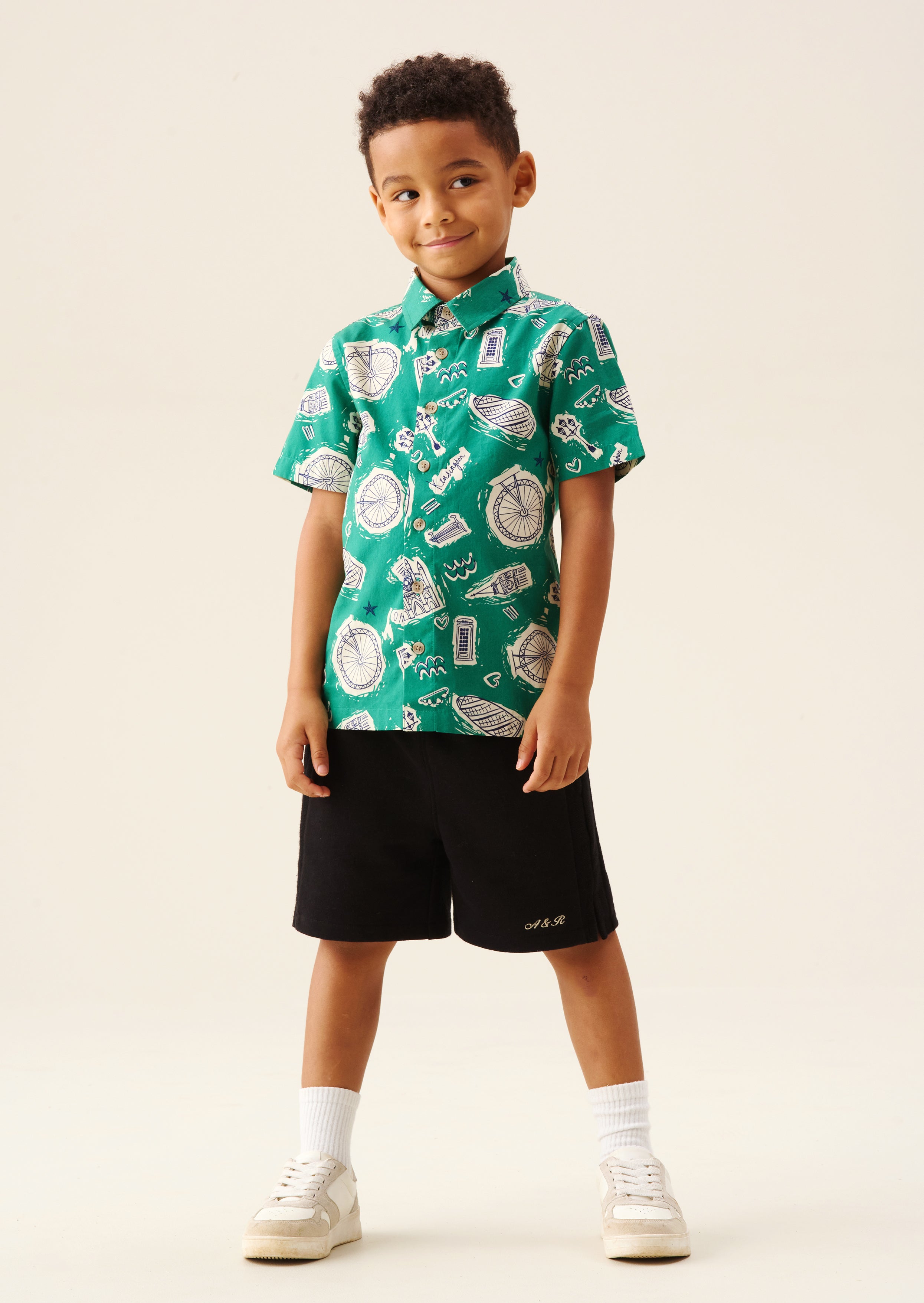 Camisa Estampada Ciudad Damien