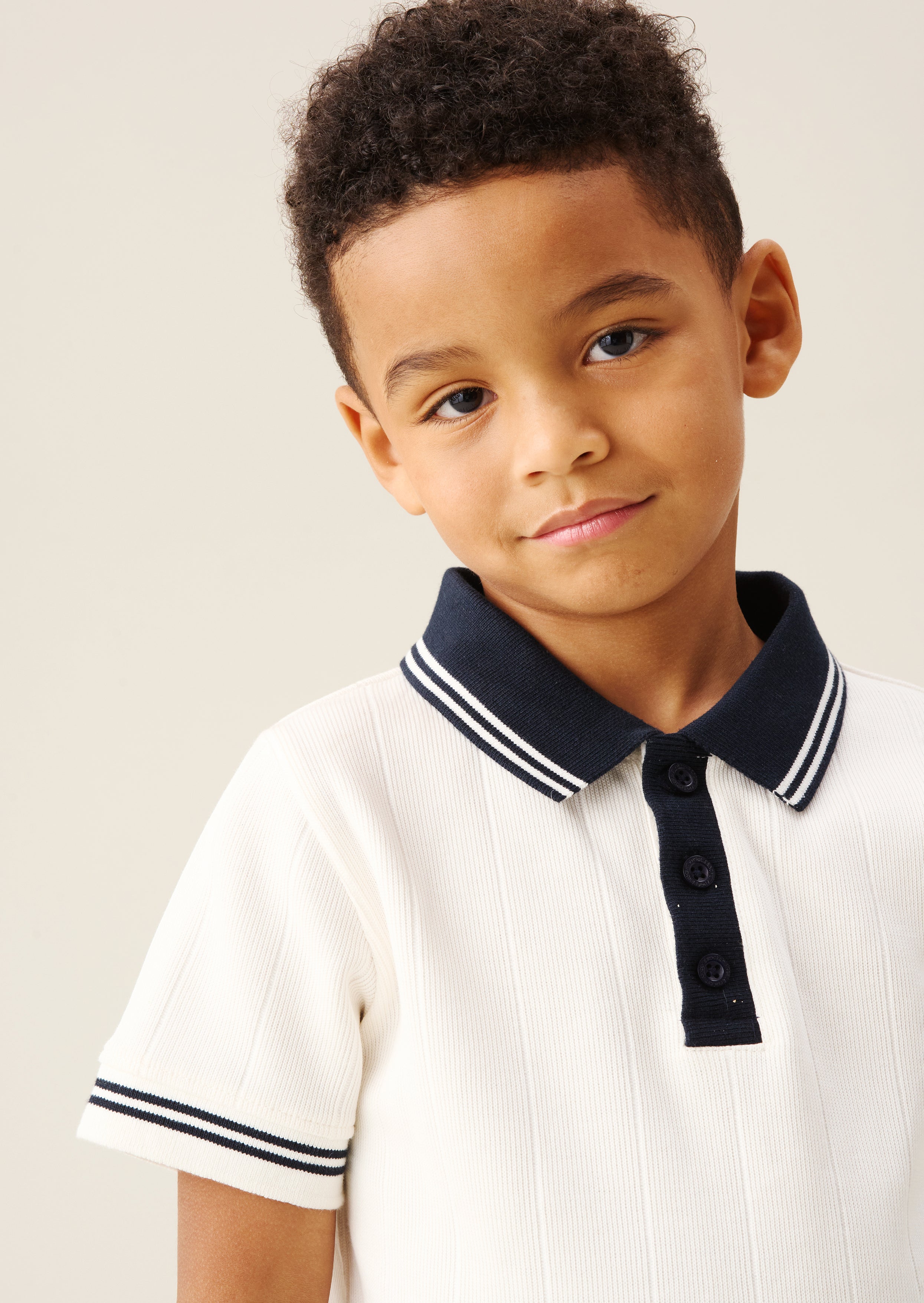 Oakley Rib Navy Contrast Polo