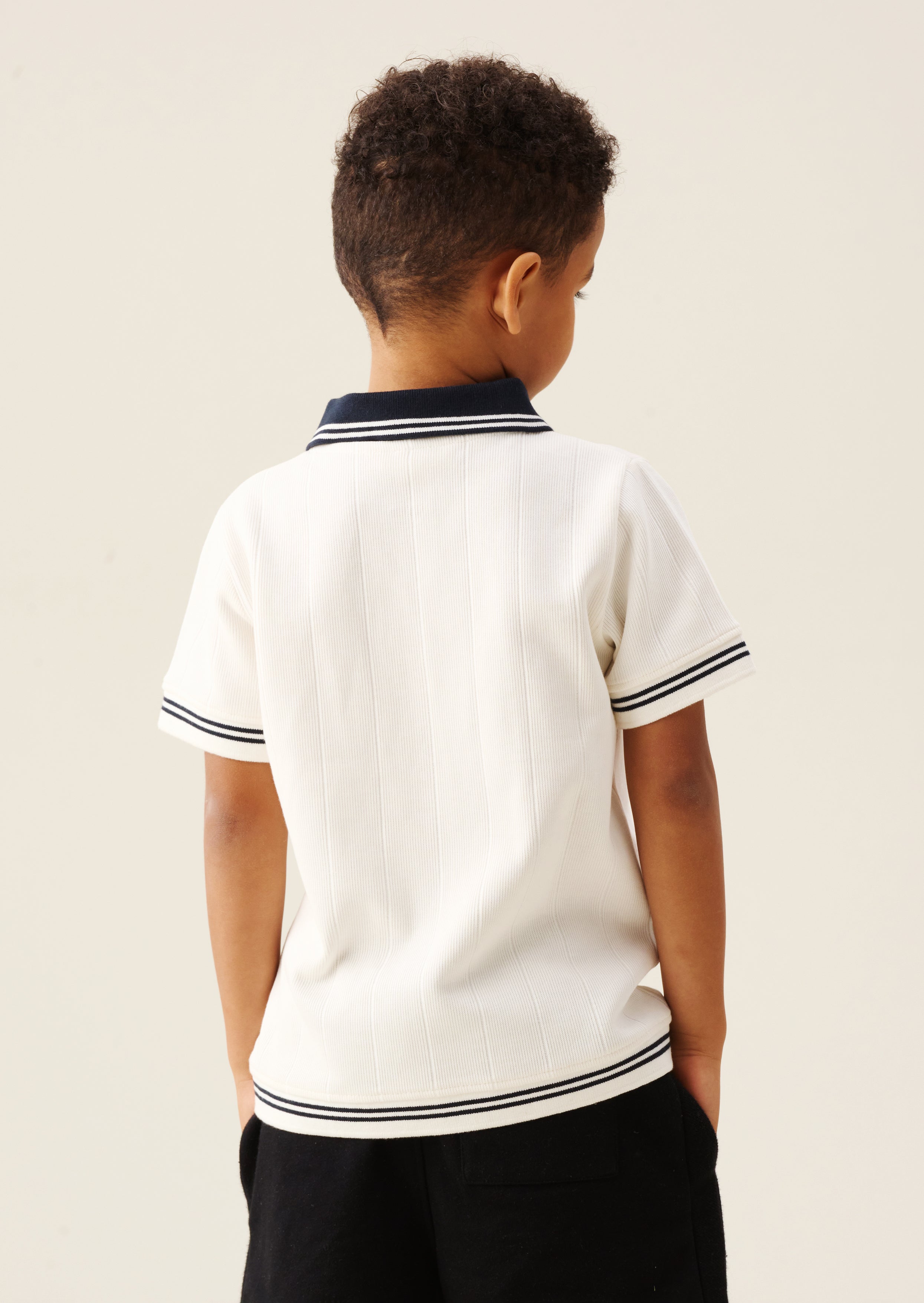 Oakley Rib Navy Contrast Polo