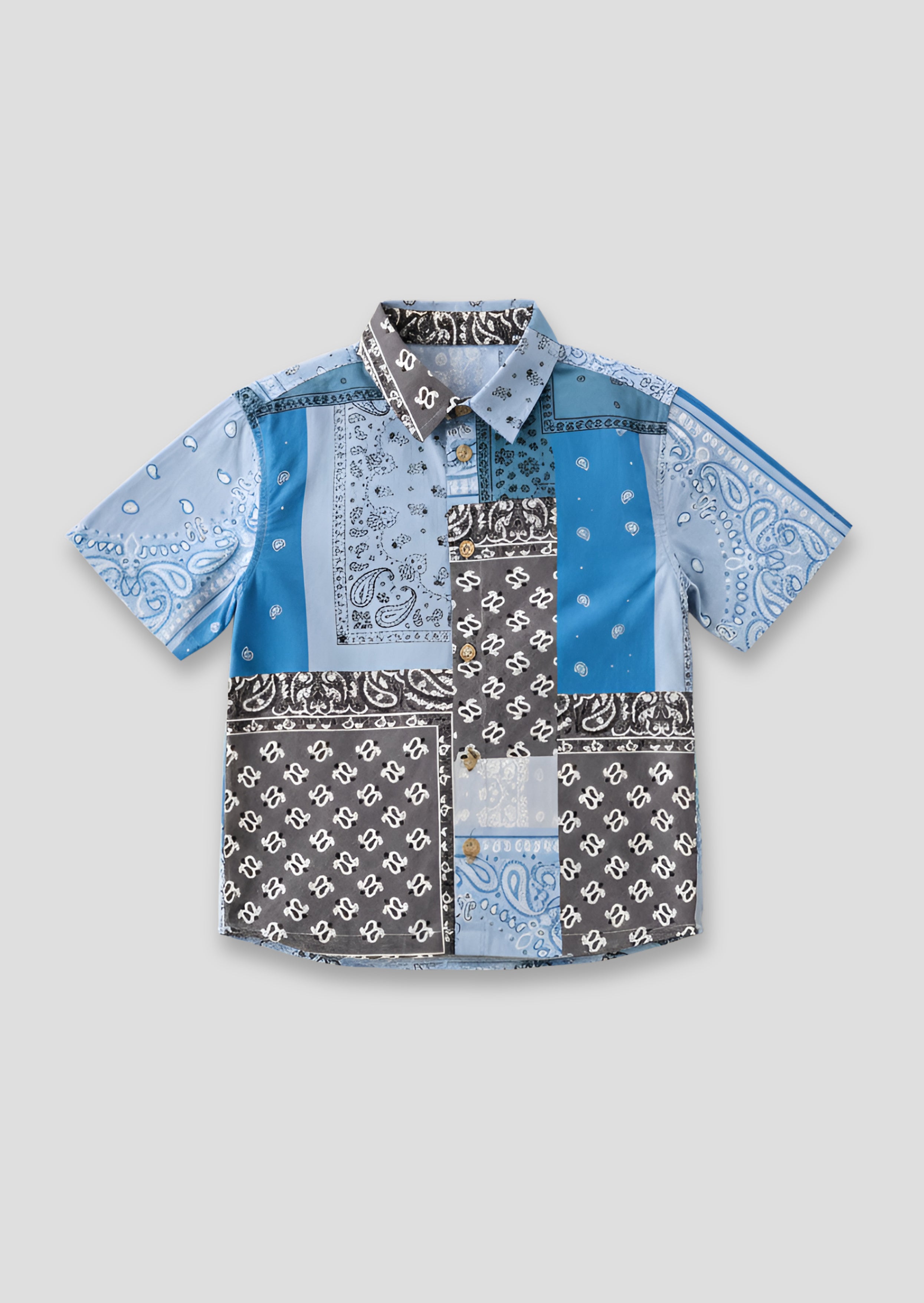 Camicia con stampa a bandana Bryson