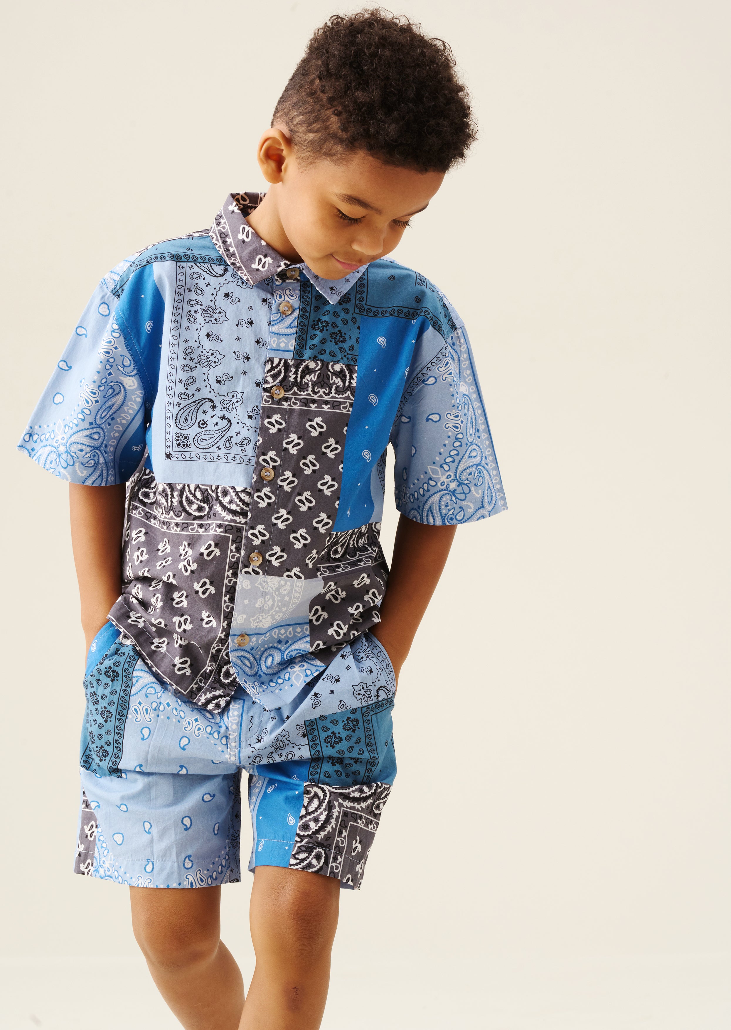 Bryson Bandana Print Short