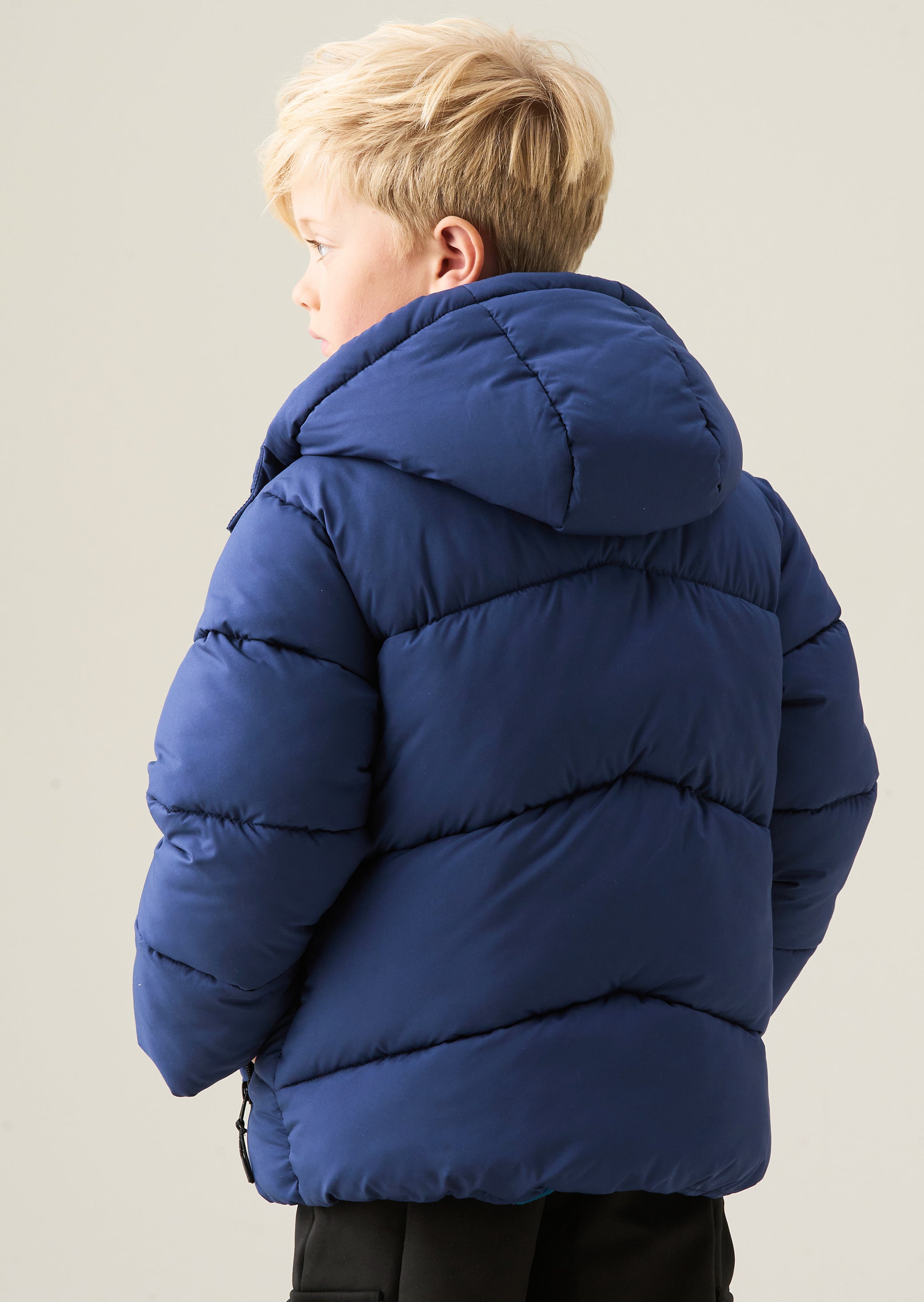 Cappotto trapuntato Troy con fodera in pile