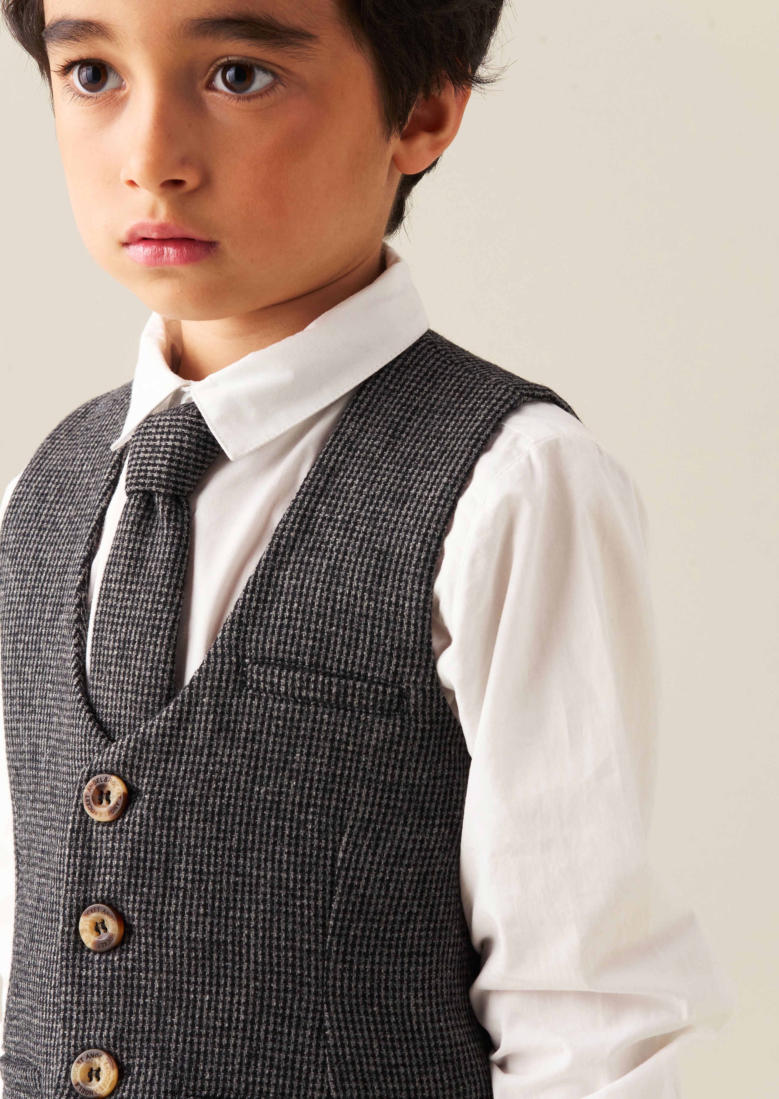 Benjamin Smart Check Waistcoat Set