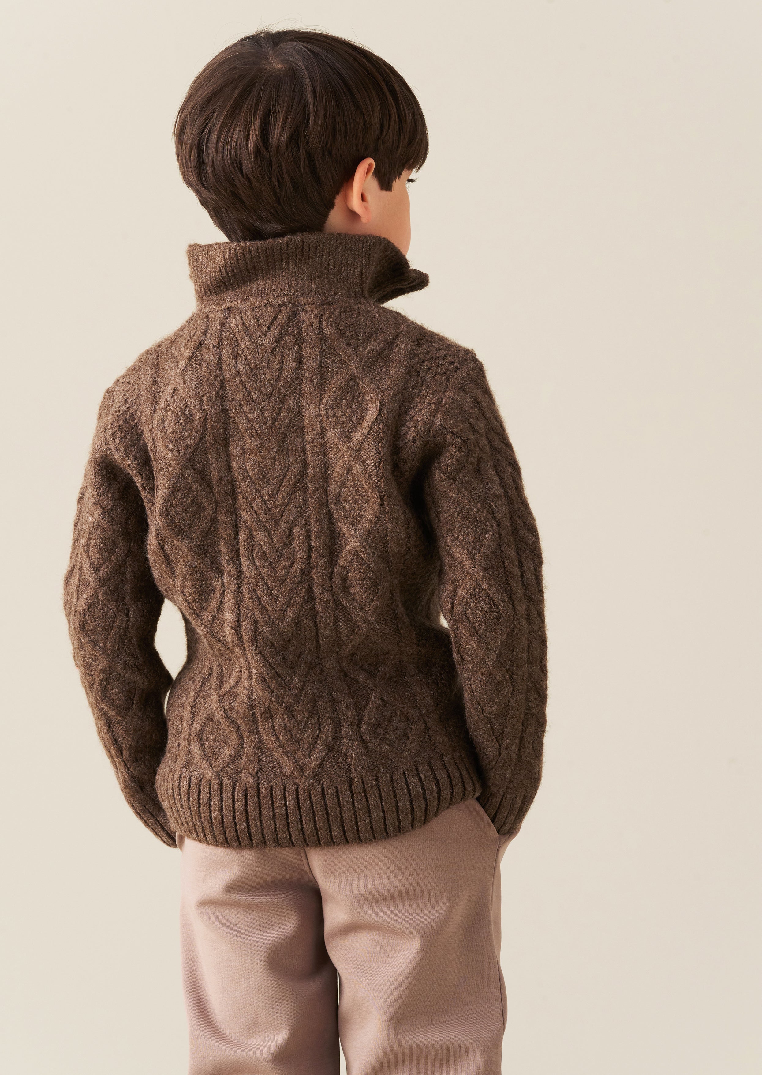 Colin Zip Neck Knit Jumper