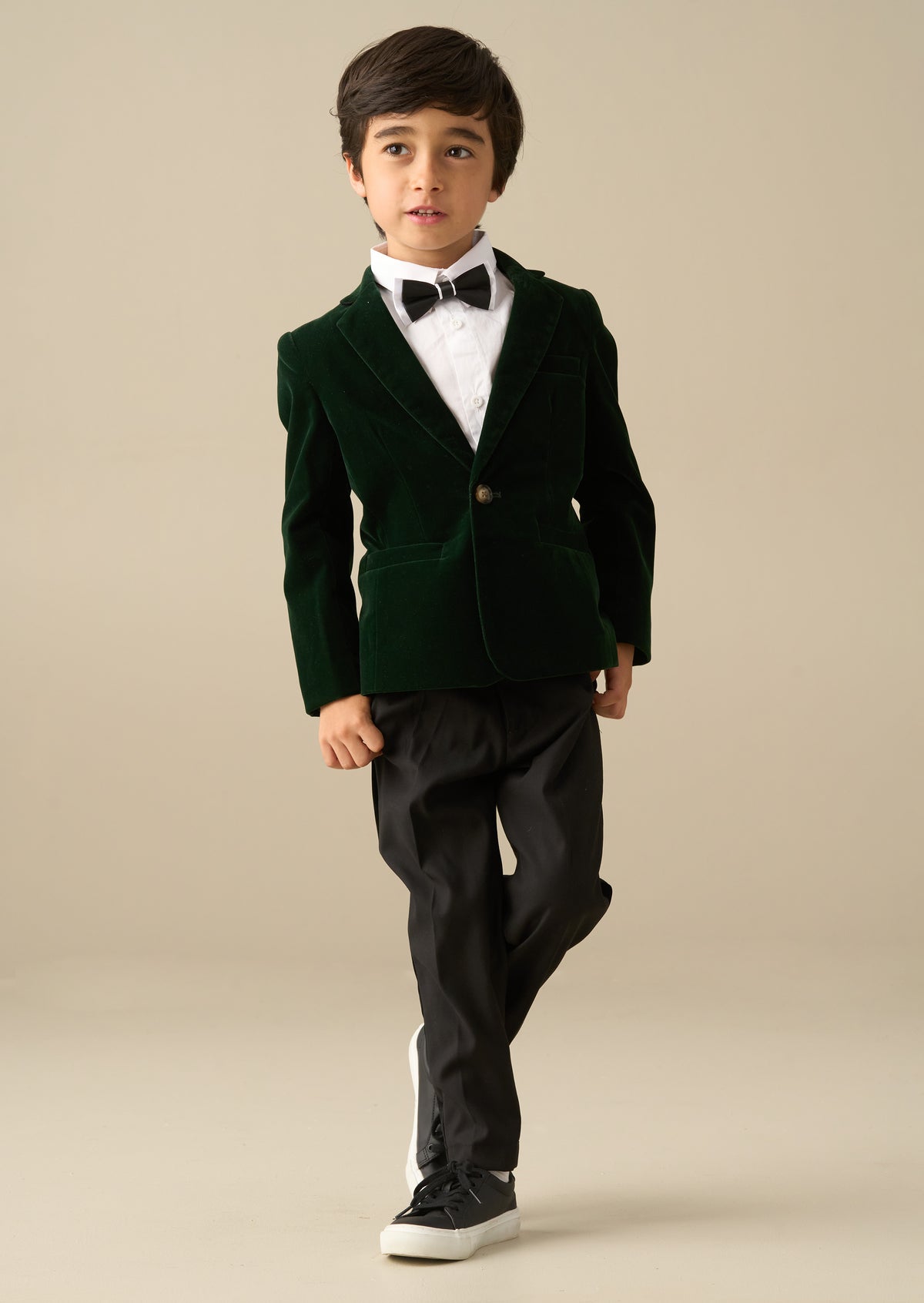Liam Emerald Velvet Blazer