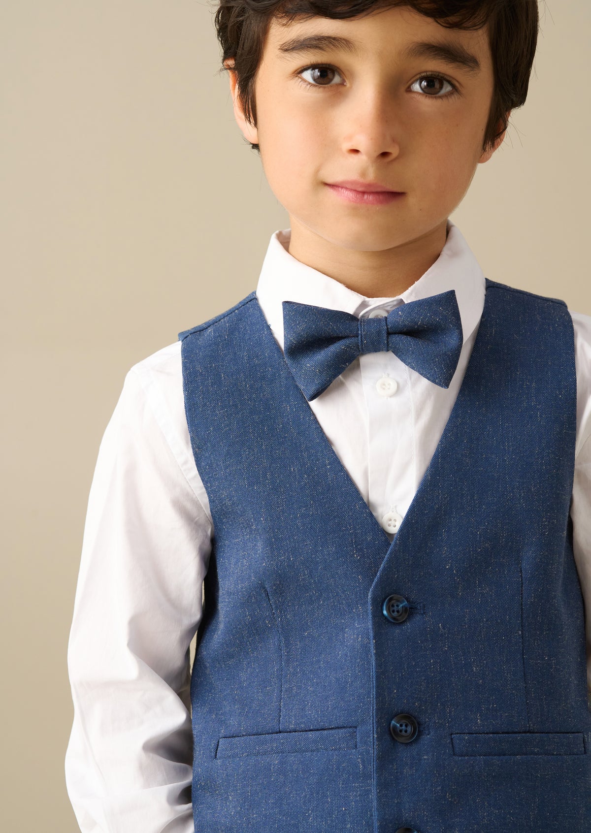 Luca Blue-Melange-Westen-Set