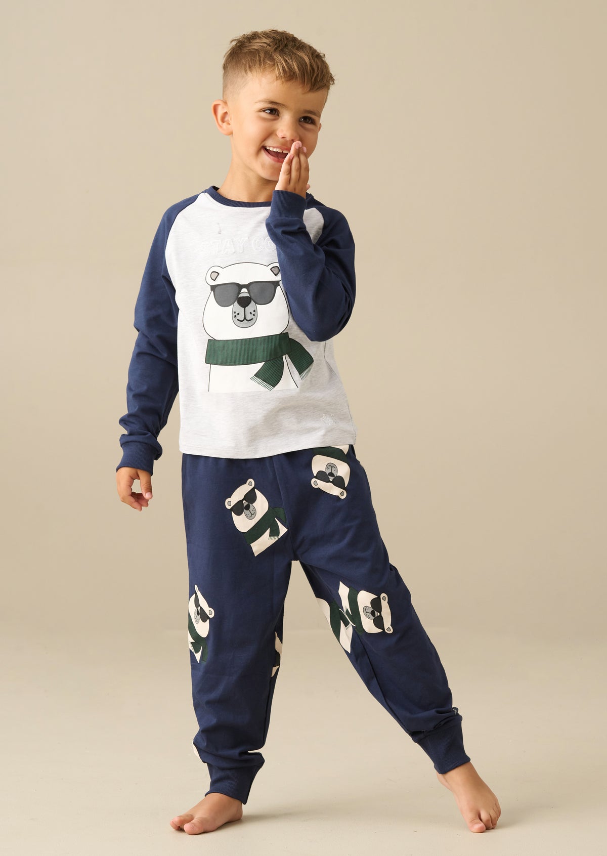 Atlas Bear Graphic PJ's