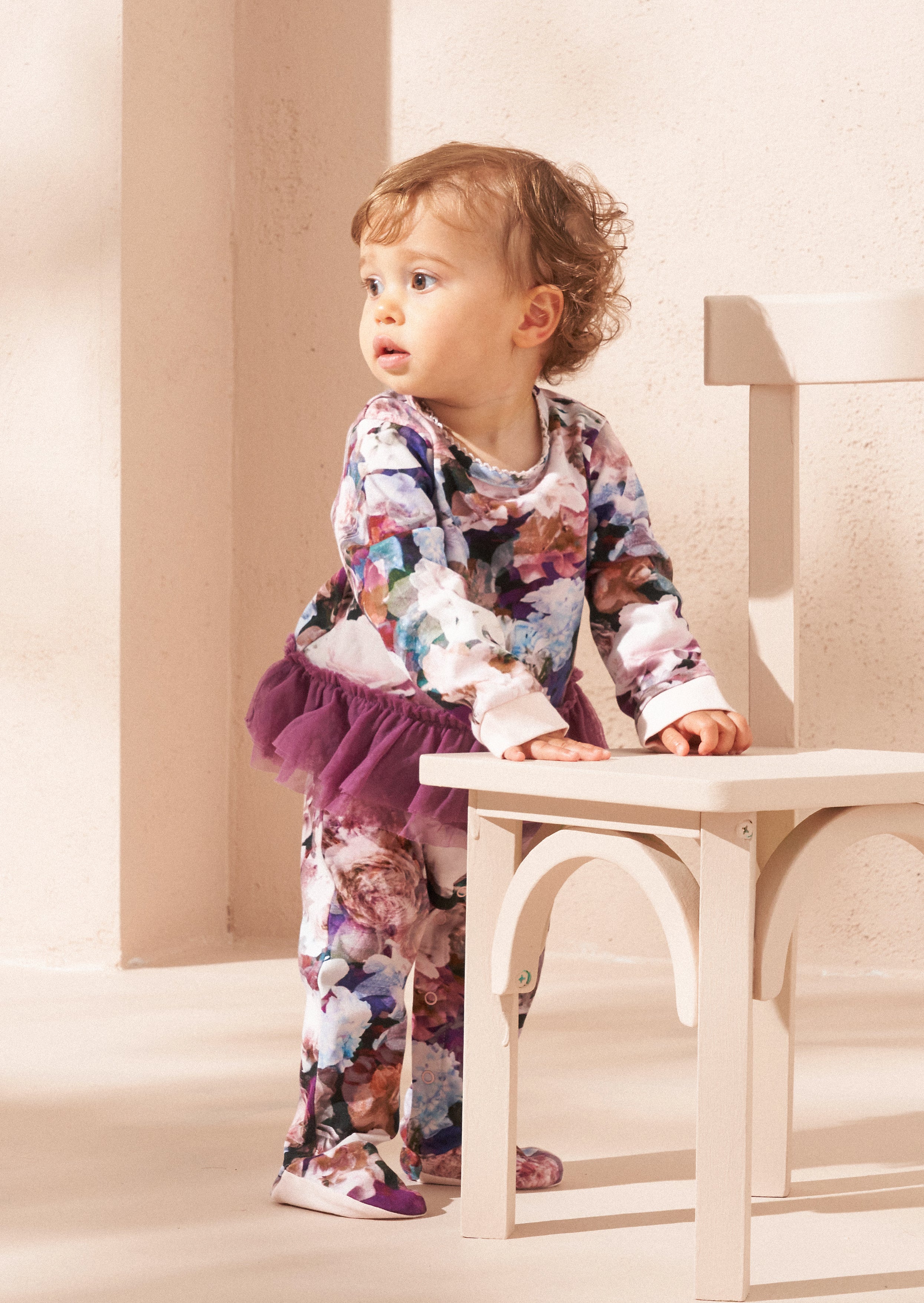 Fleur Mehrblumiger Tutu-Babygrow und Stirnband