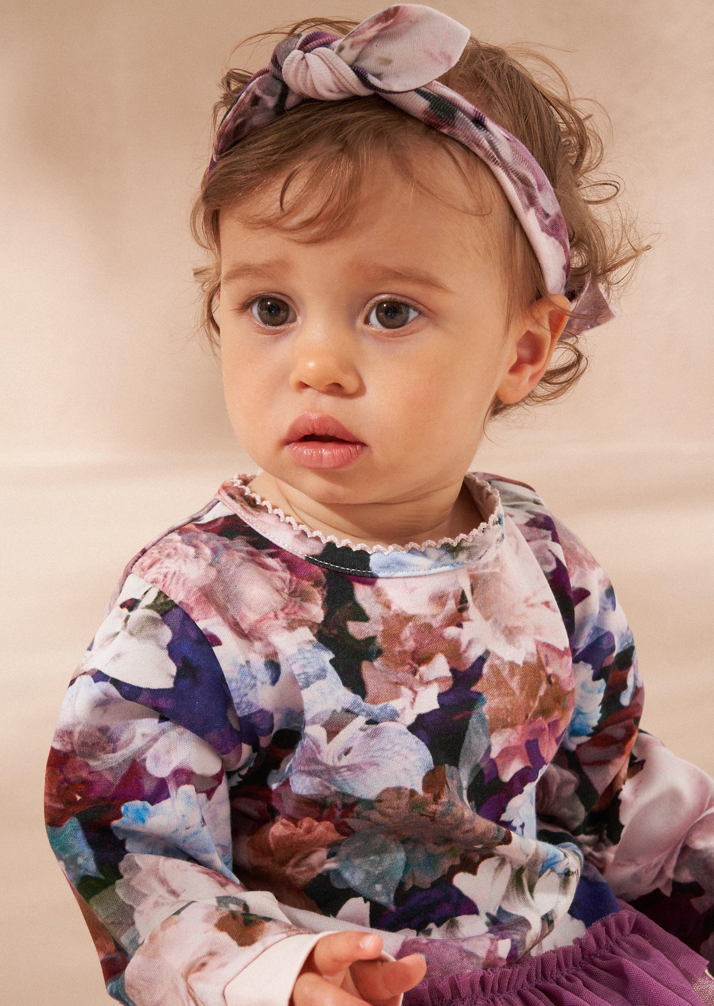 Fleur Mehrblumiger Tutu-Babygrow und Stirnband