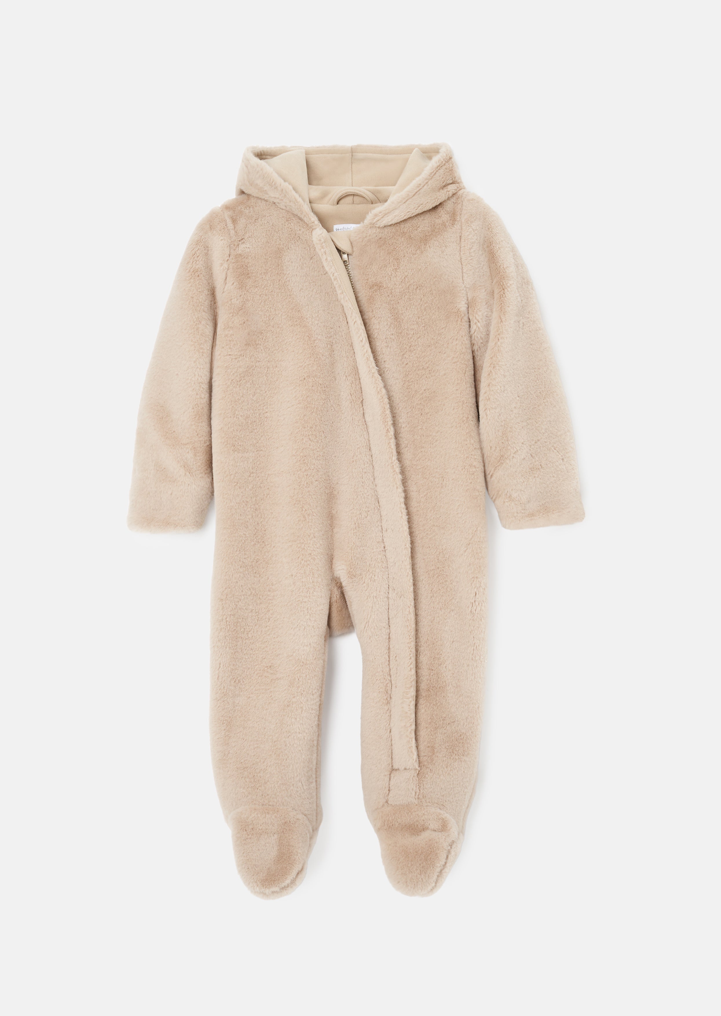 Kombinezon Quinn Taupe Faux Fur