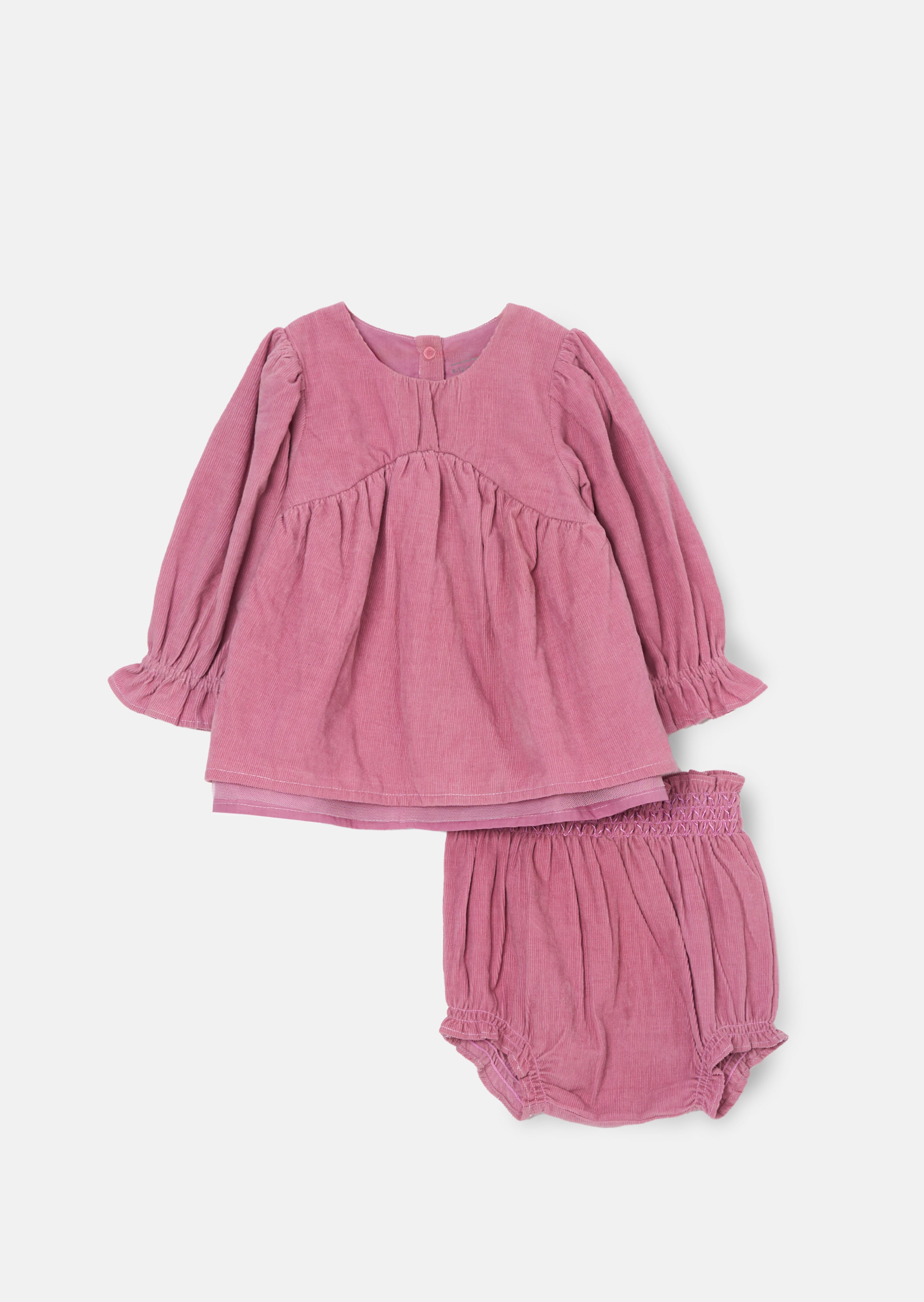 Clara Pink Needlecord Kleid