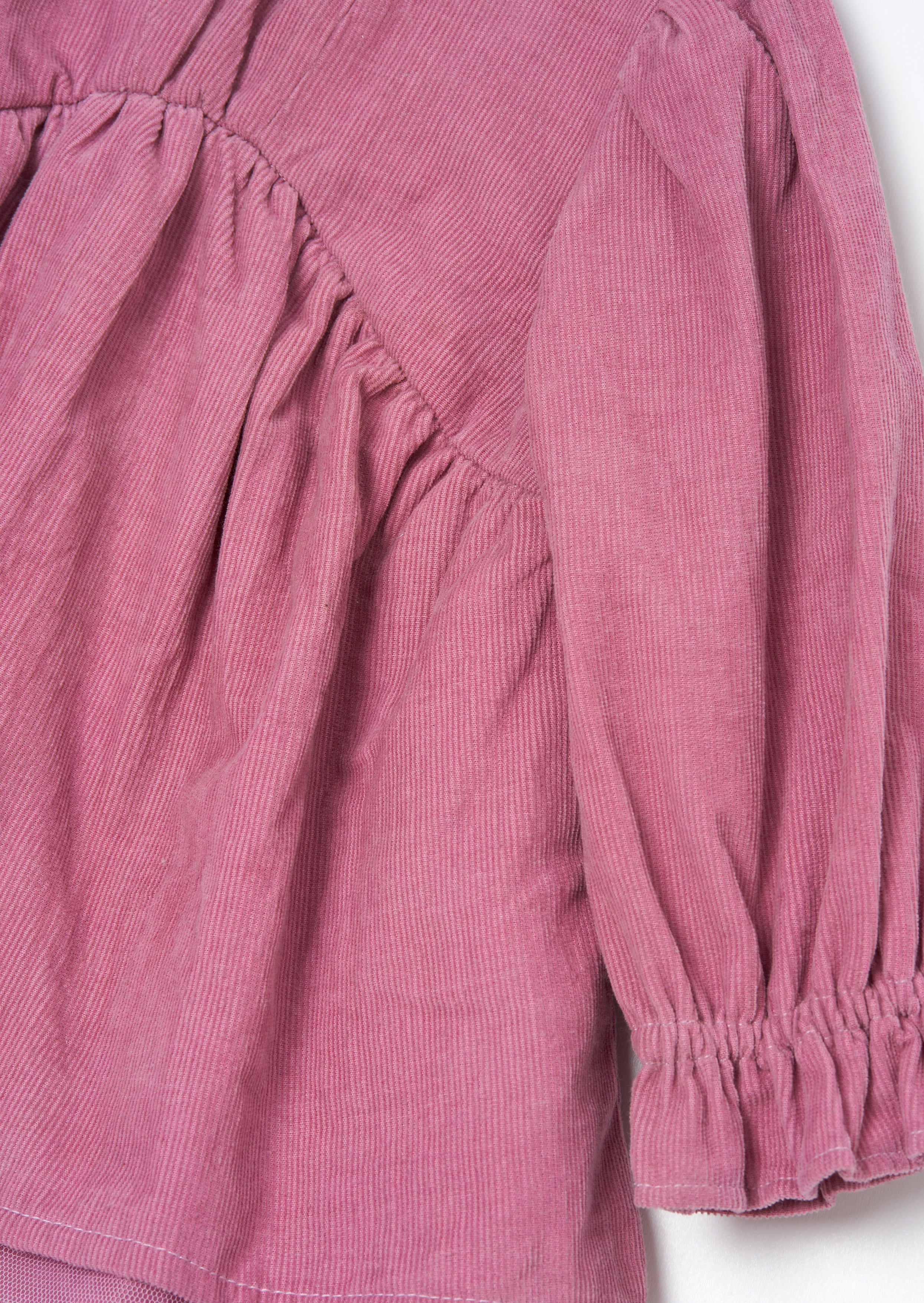 Clara Pink Needlecord Kleid