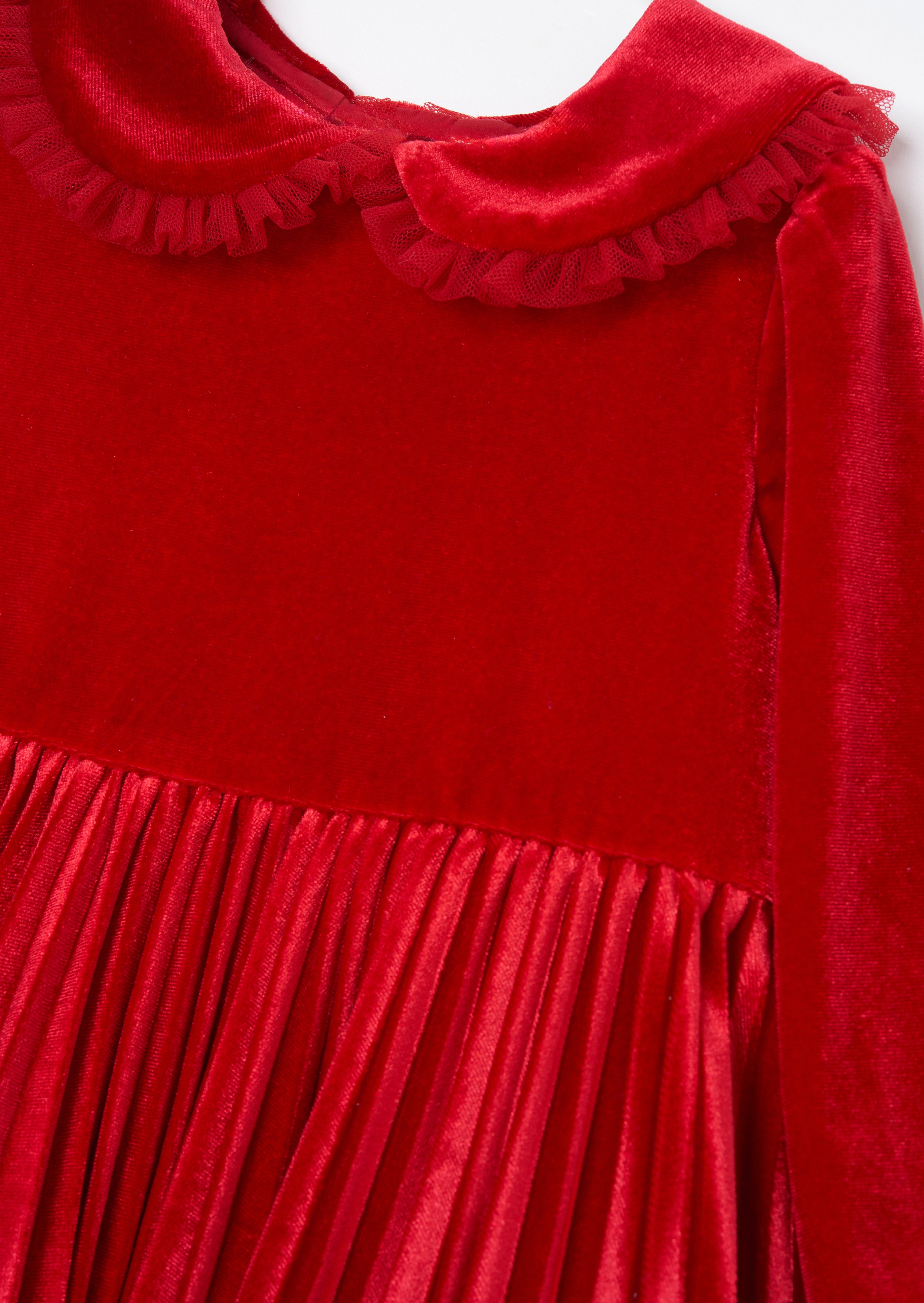 Charlotte rotes Samtkleid