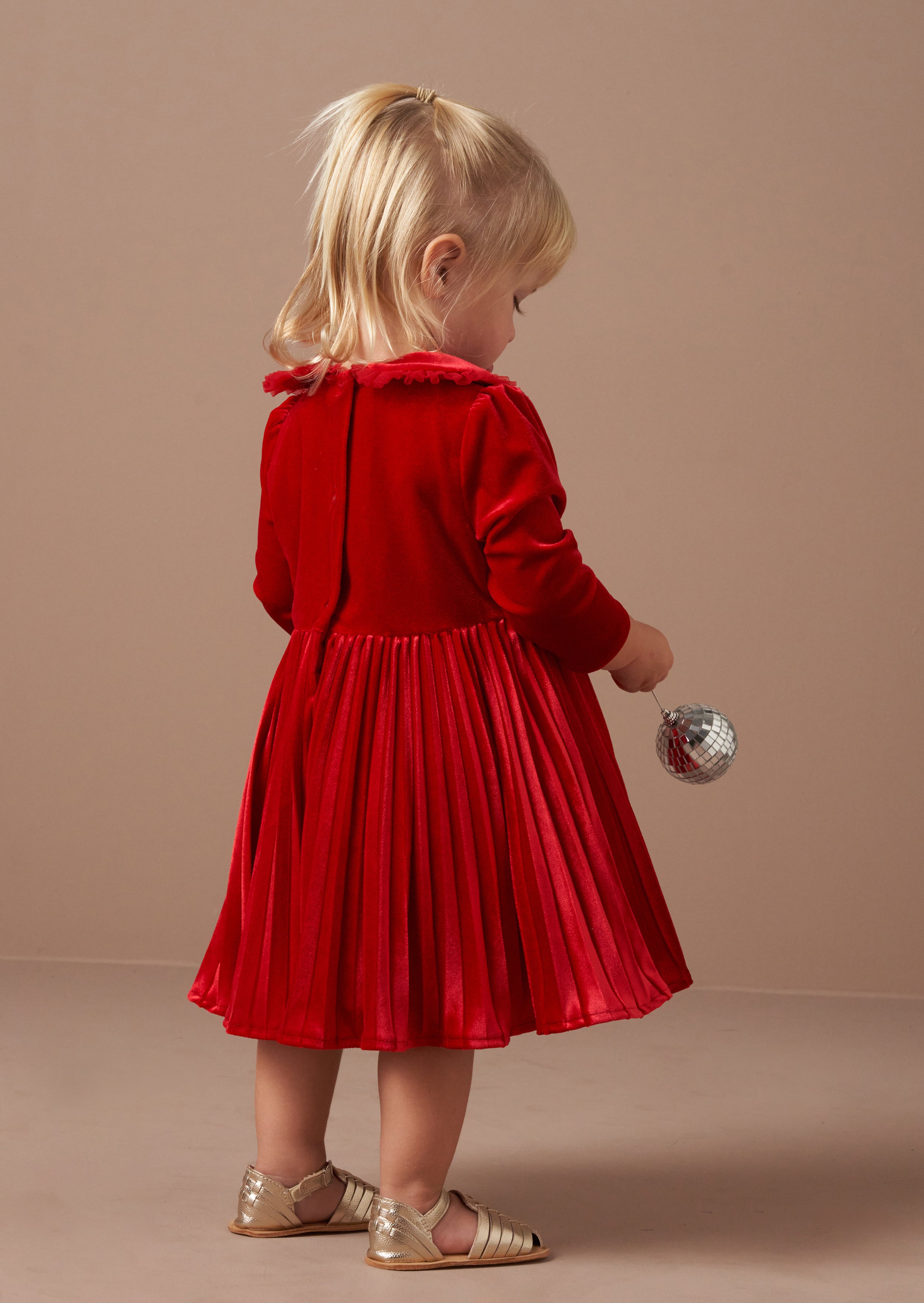 Charlotte rotes Samtkleid