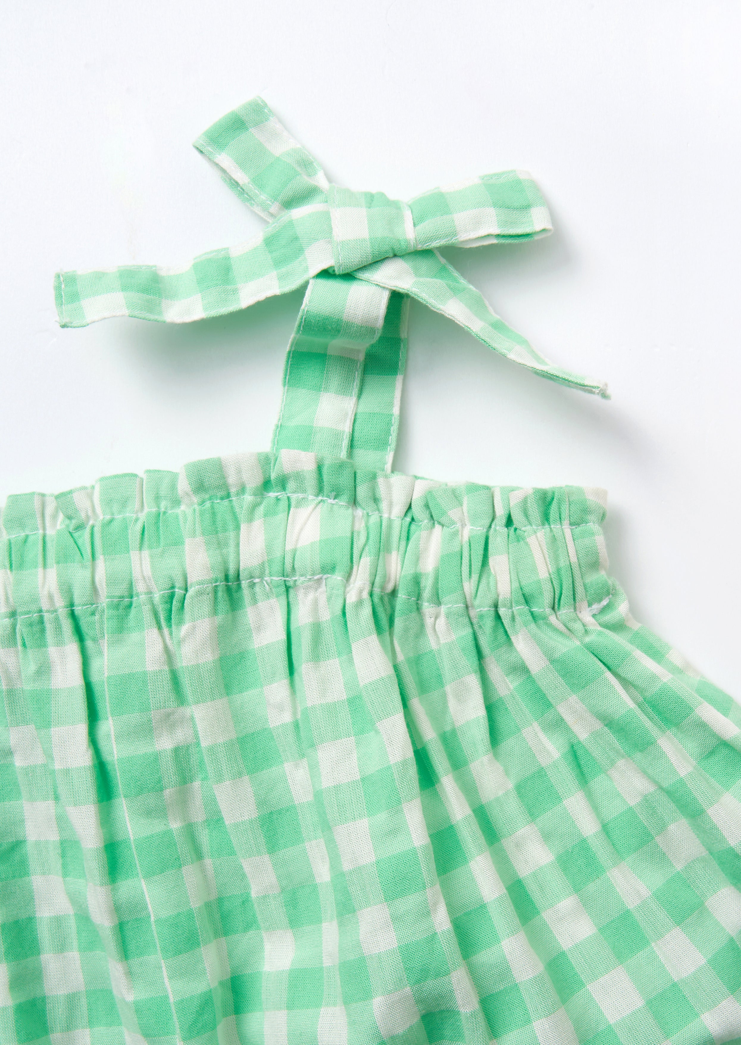 Top y pantalones cortos de cuadros vichy Connie Green