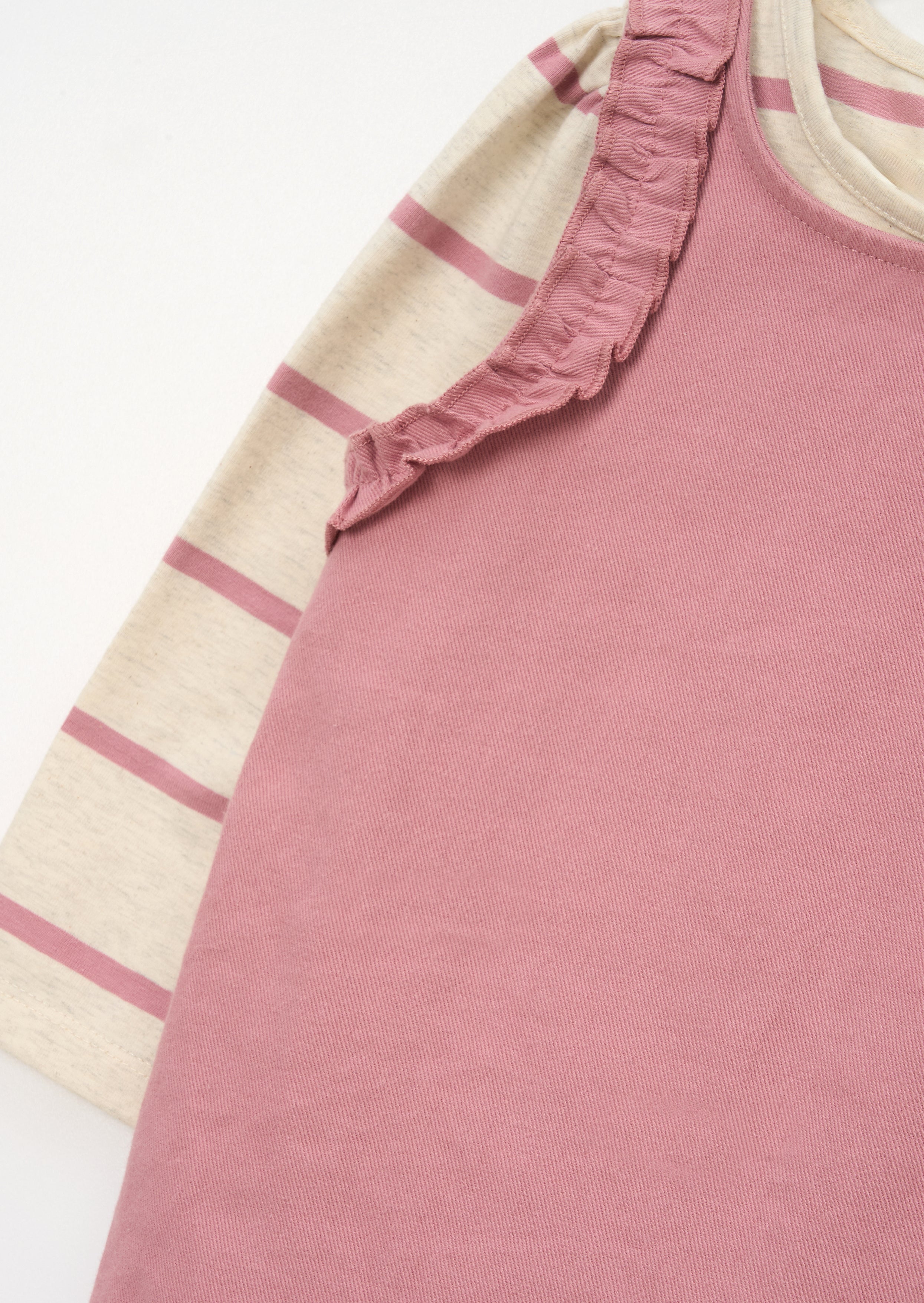 Salopette à volants Mila avec body imprimé