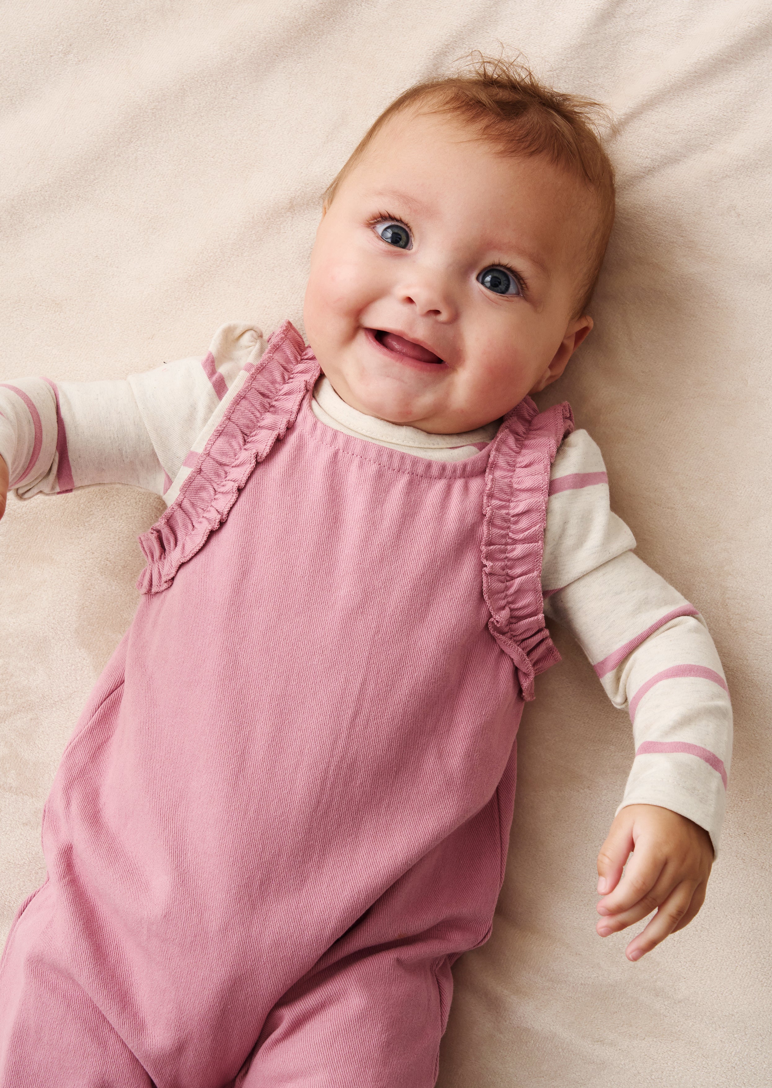 Salopette à volants Mila avec body imprimé