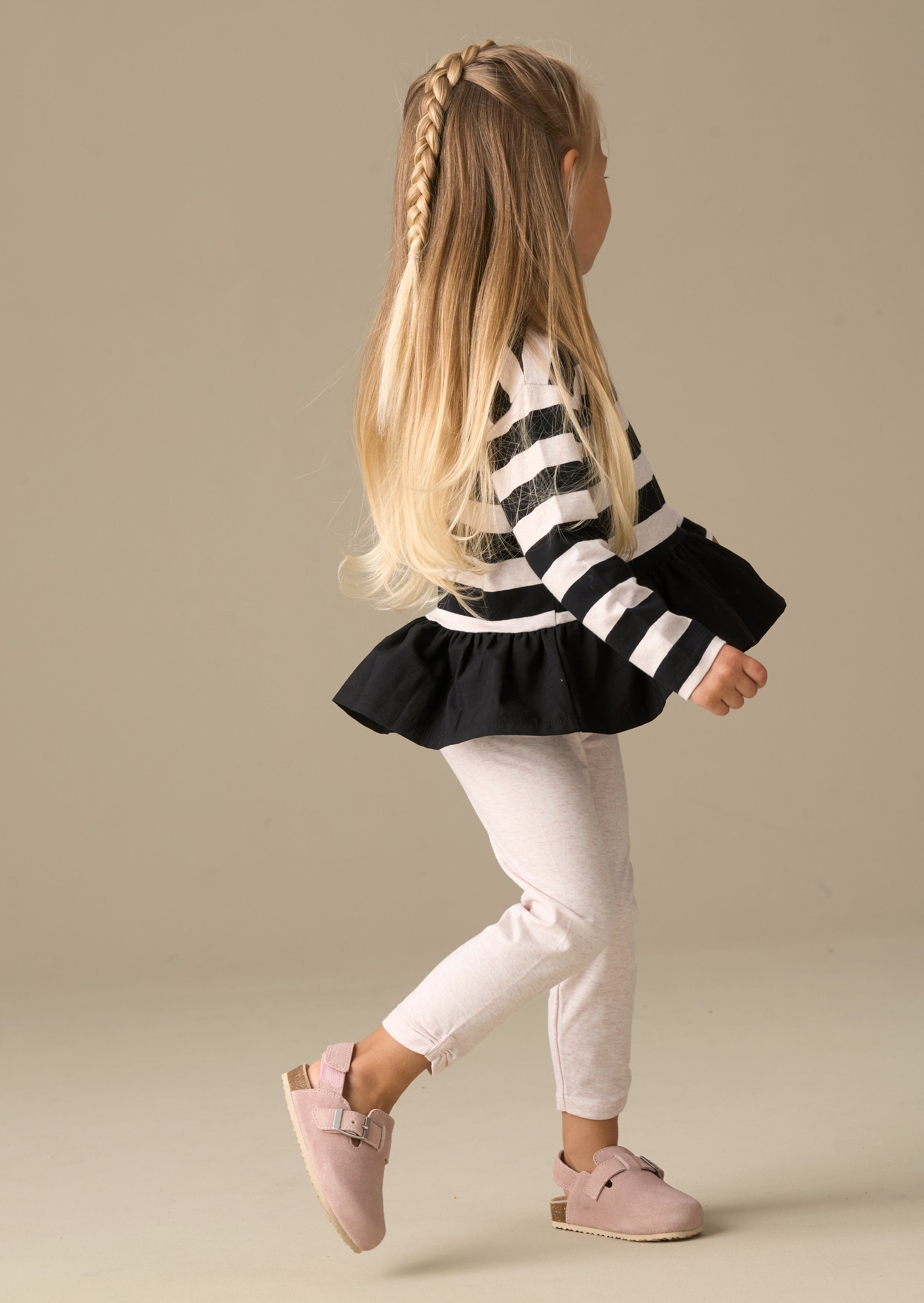 Marley Stripe Jersey Top And Spot Legging