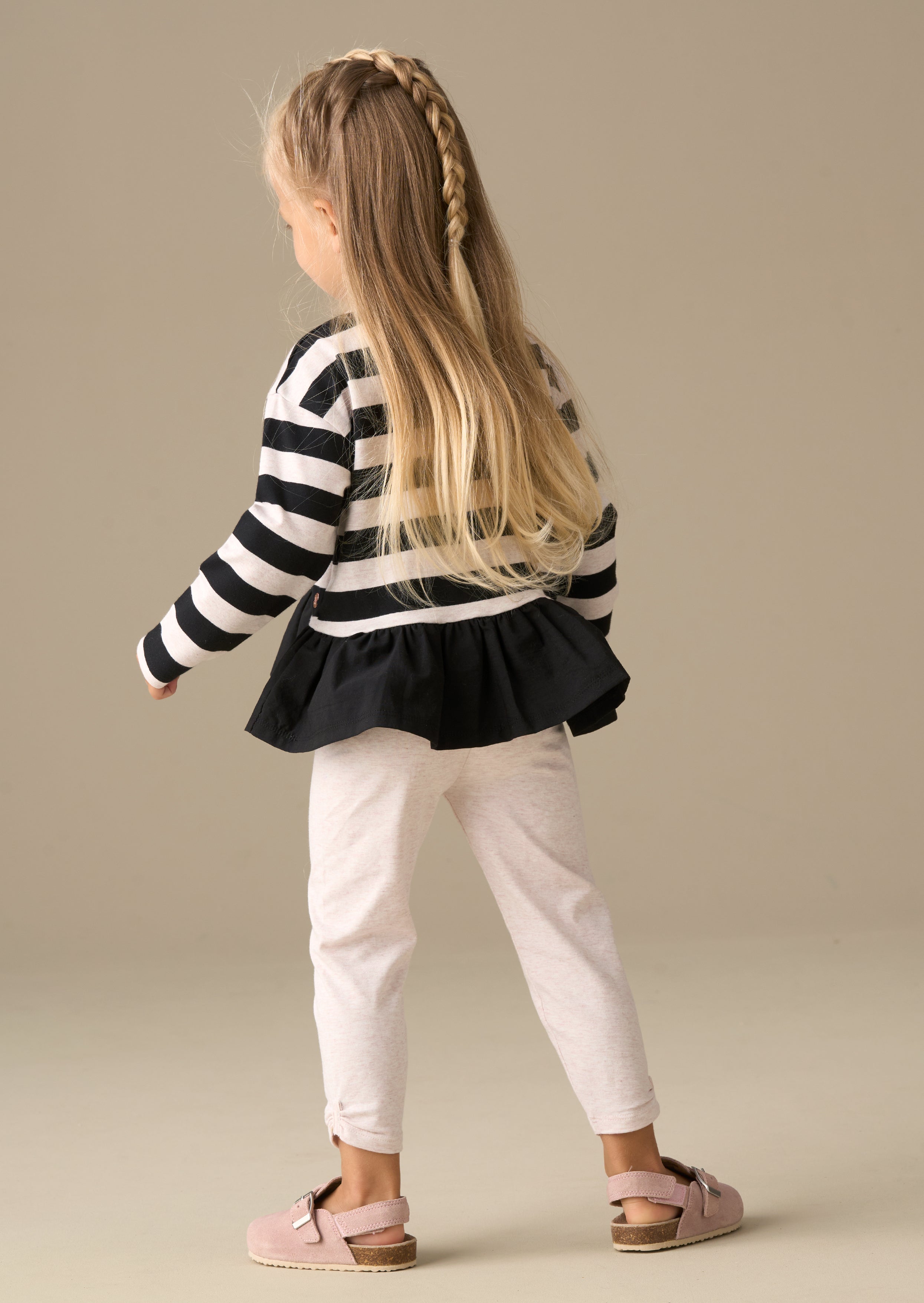 Marley Stripe Jersey Top And Spot Legging