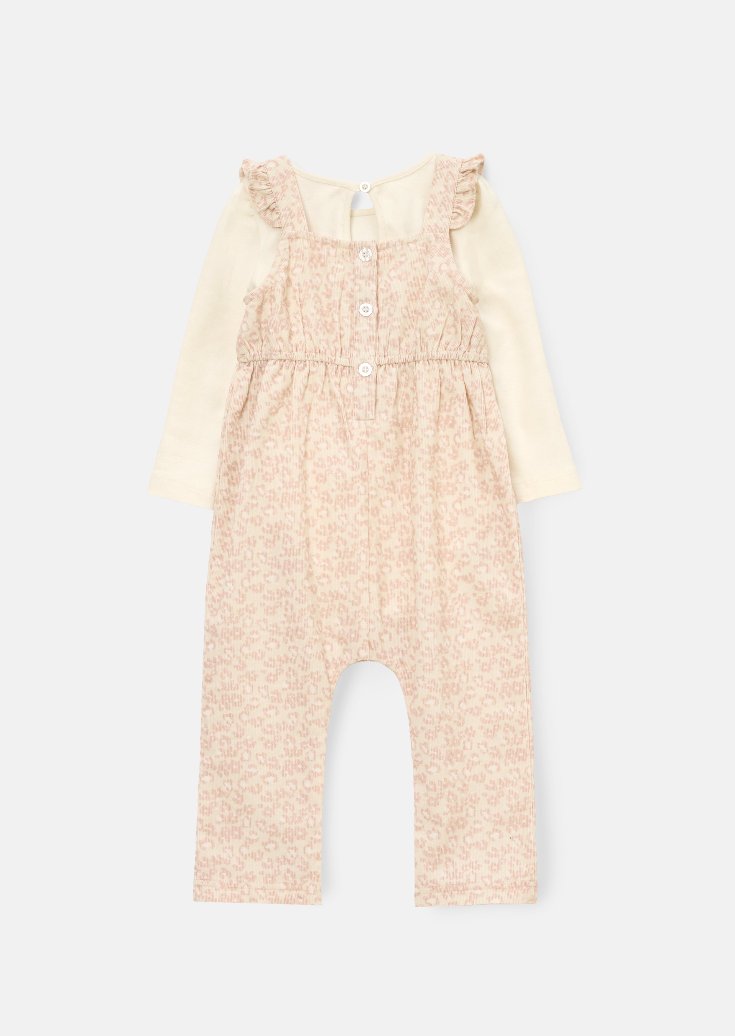 Peto de pana con estampado de animales Nellie y body