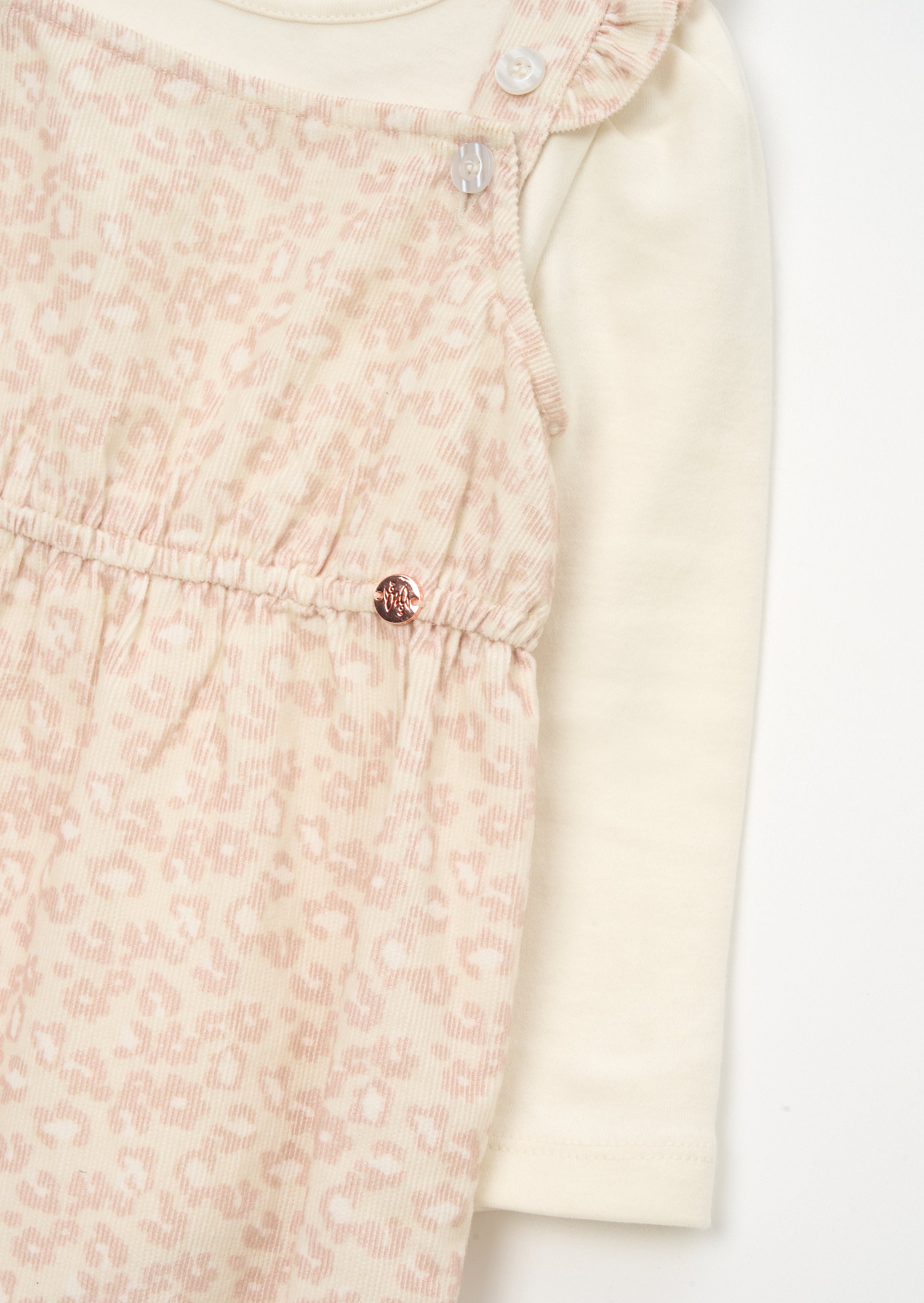 Peto de pana con estampado de animales Nellie y body