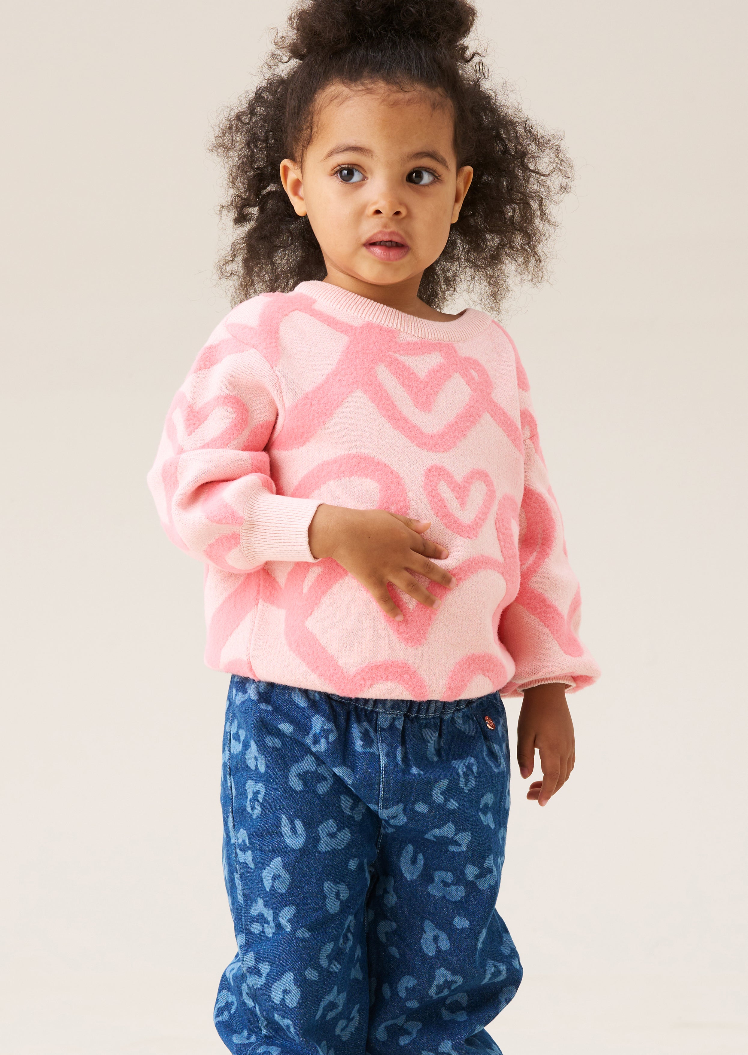 Pull Harlow Mini Cœur - Corail