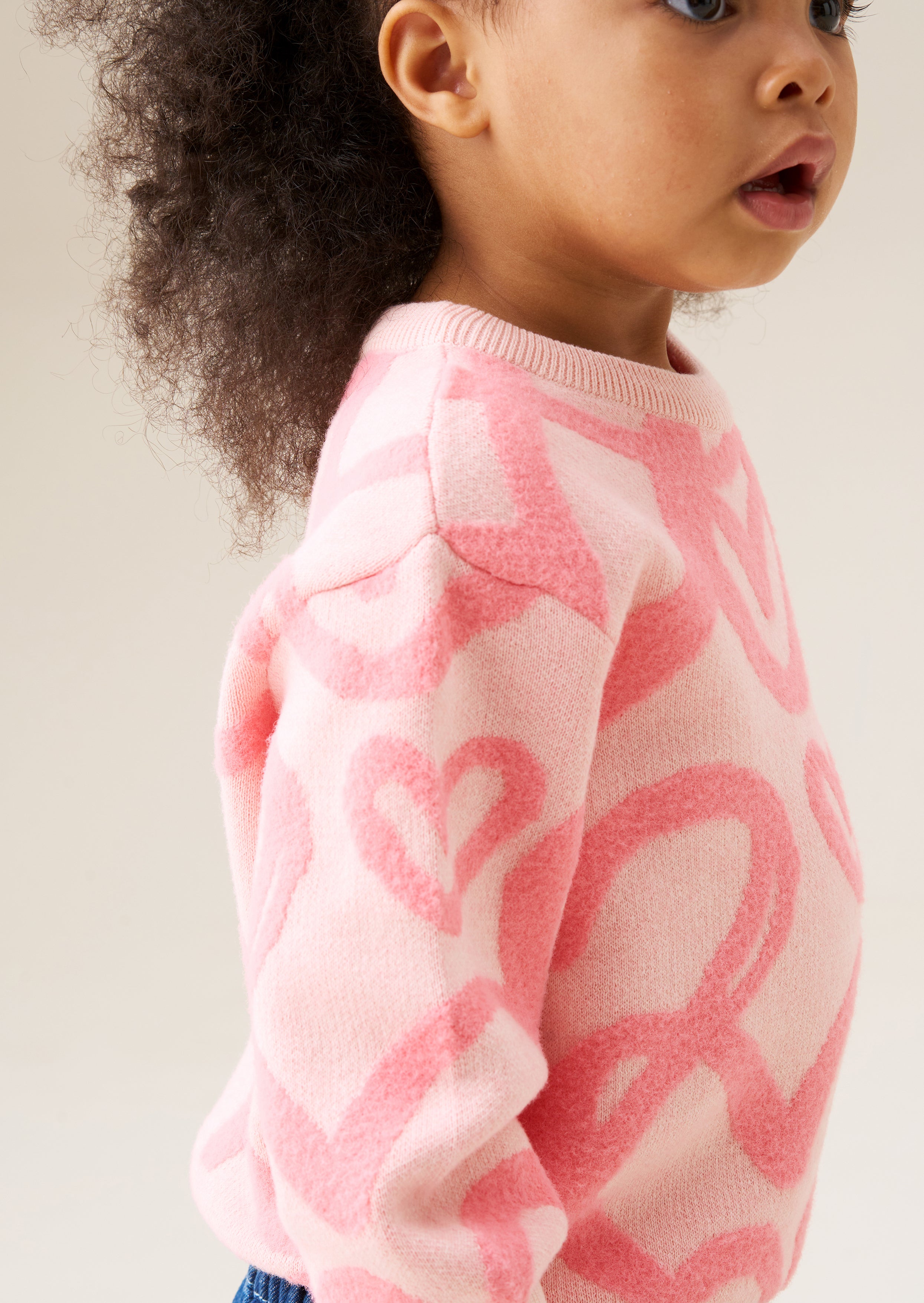 Pull Harlow Mini Cœur - Corail