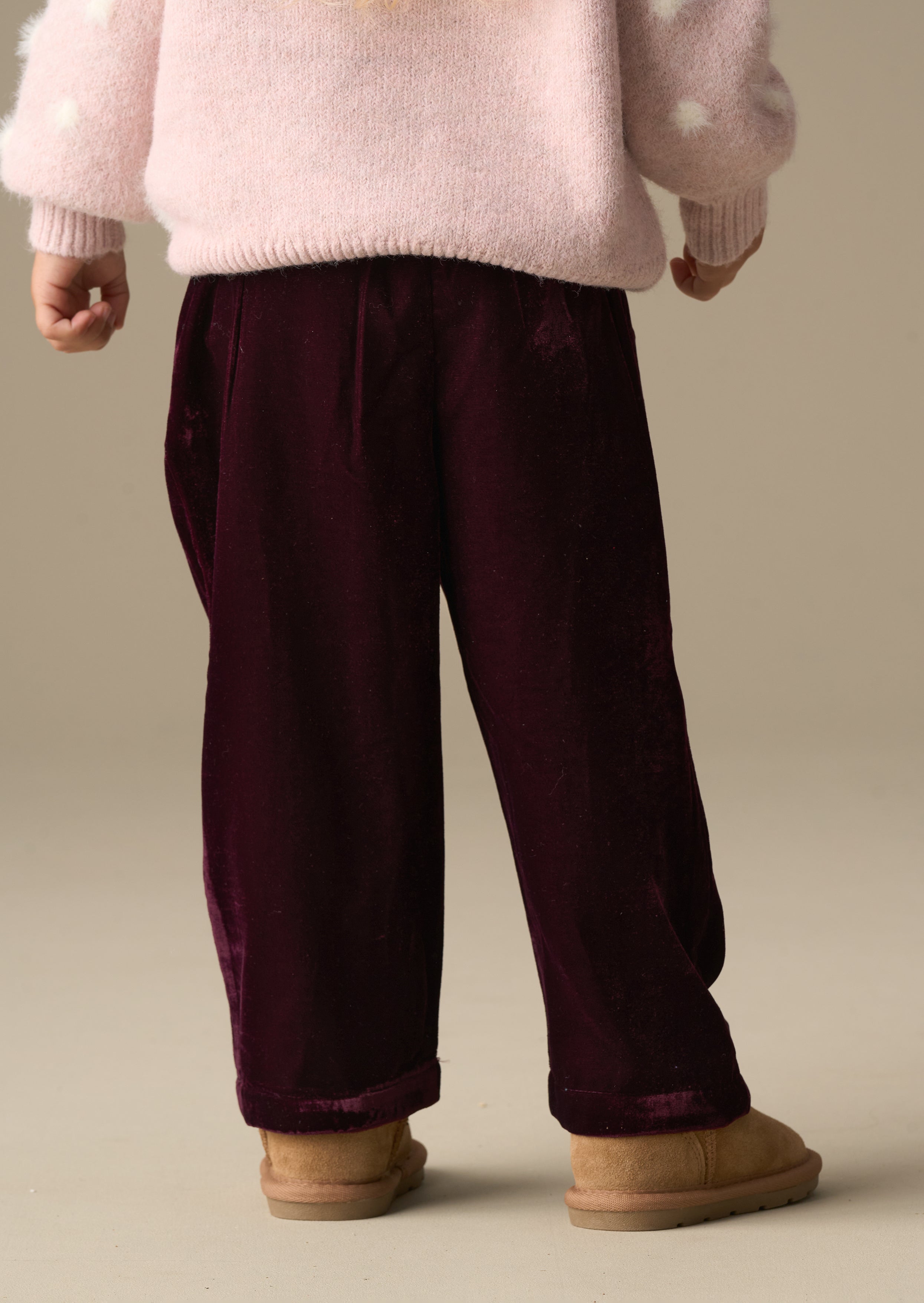 Chloe Velvet Wide Leg Trouser