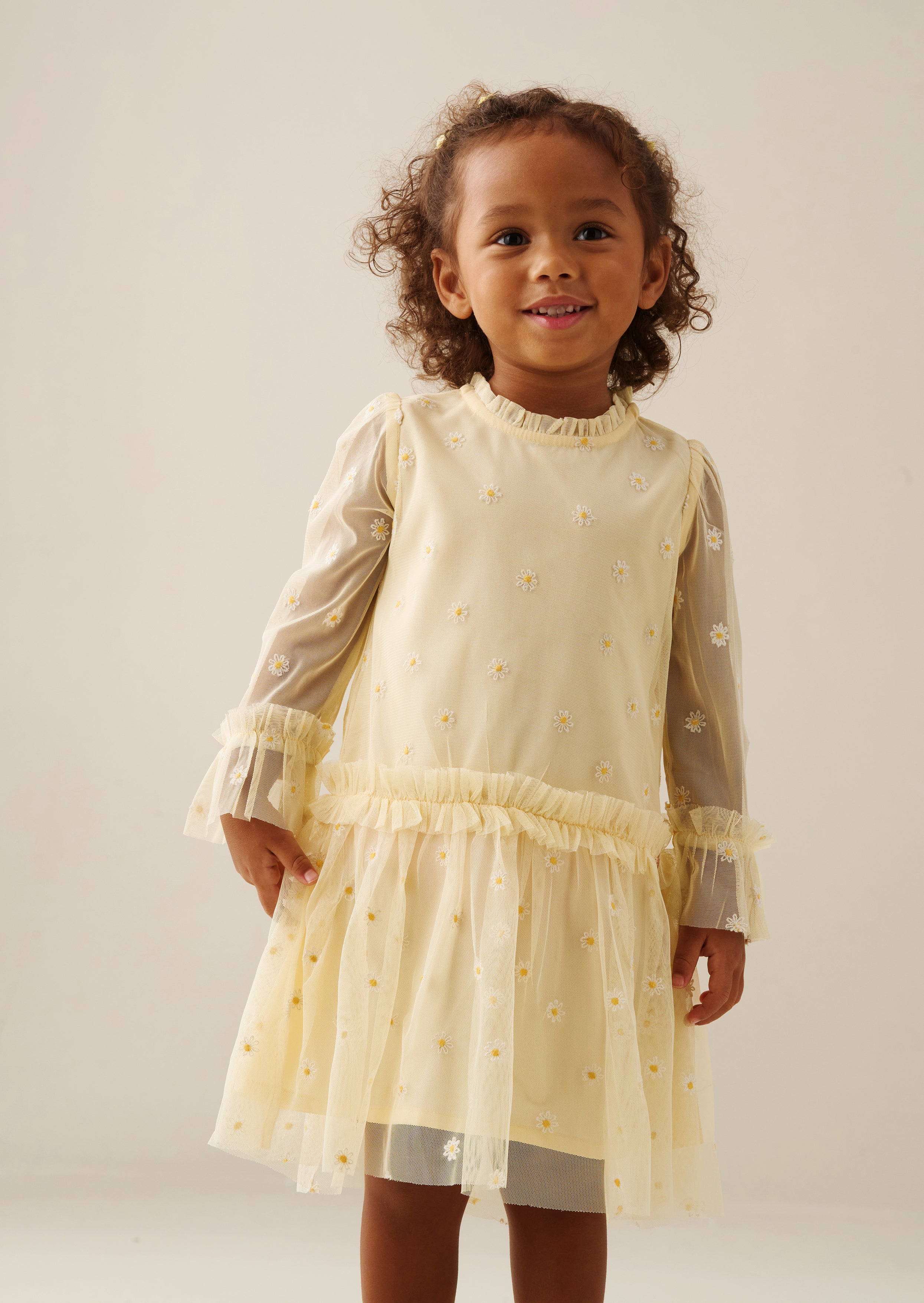 Neve Daisy besticktes Netzkleid