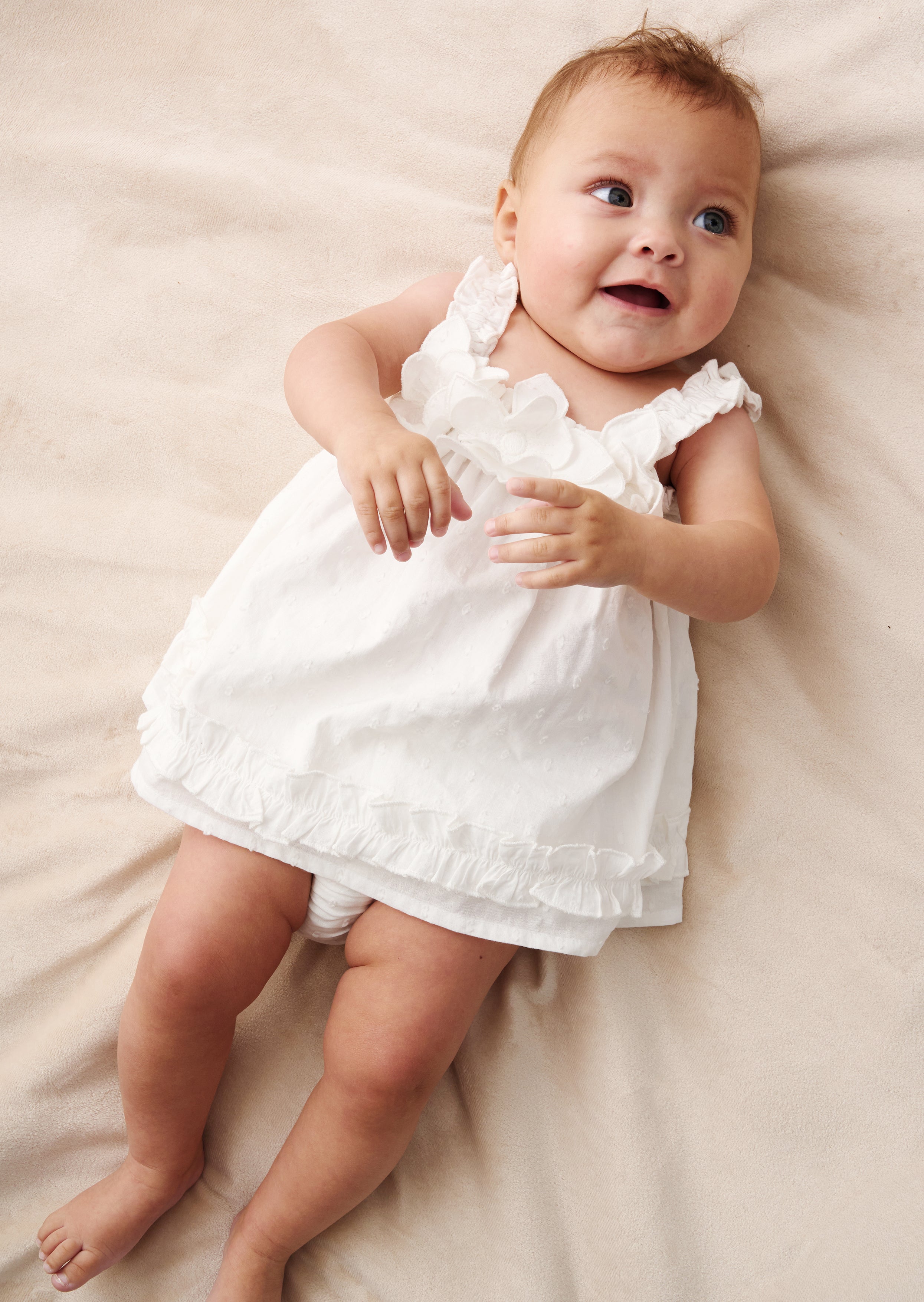 Nyla 3D Daisy Swing Dress & Bloomer