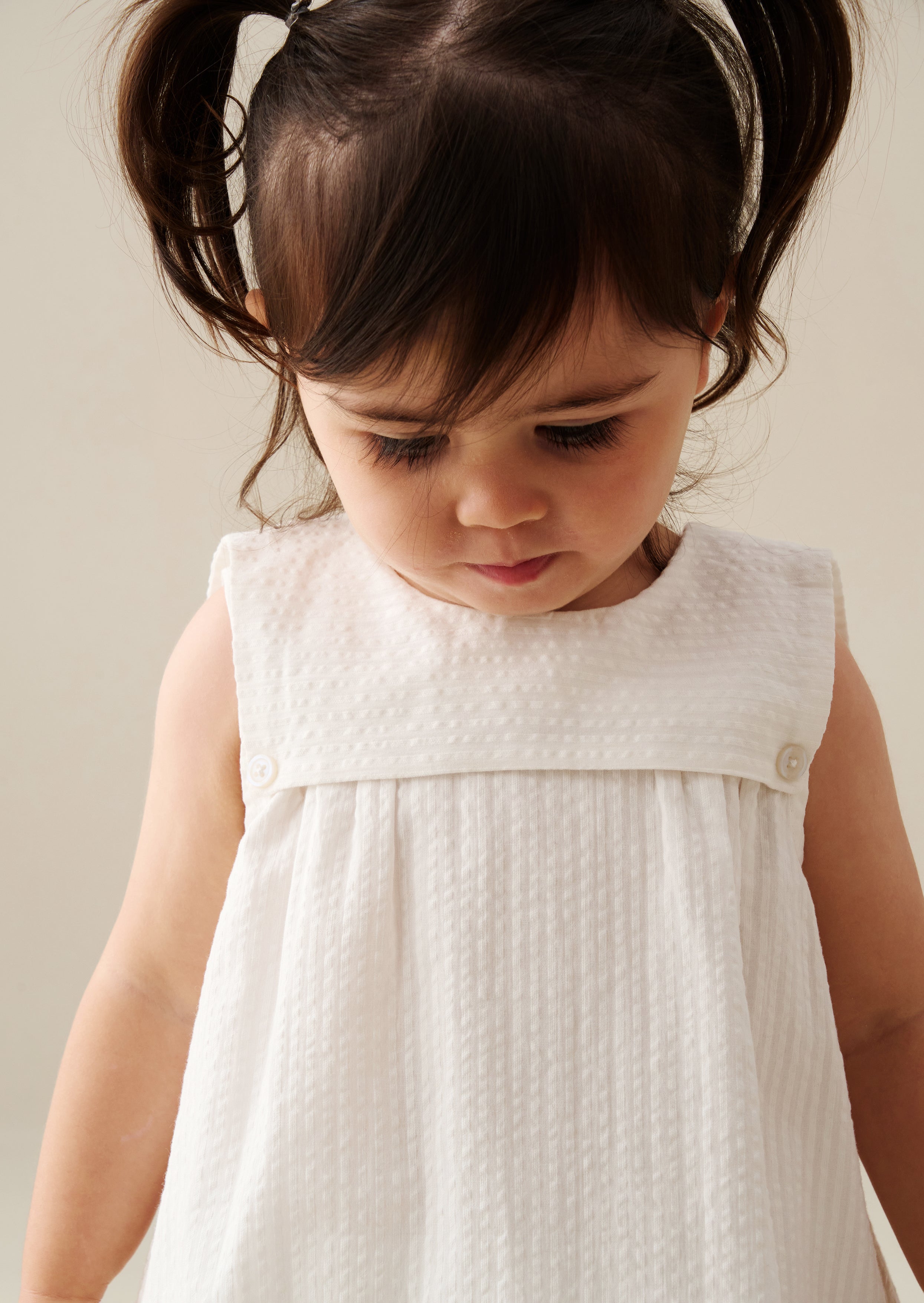 Lila Stripe Ric Rac Dress And Bloomer