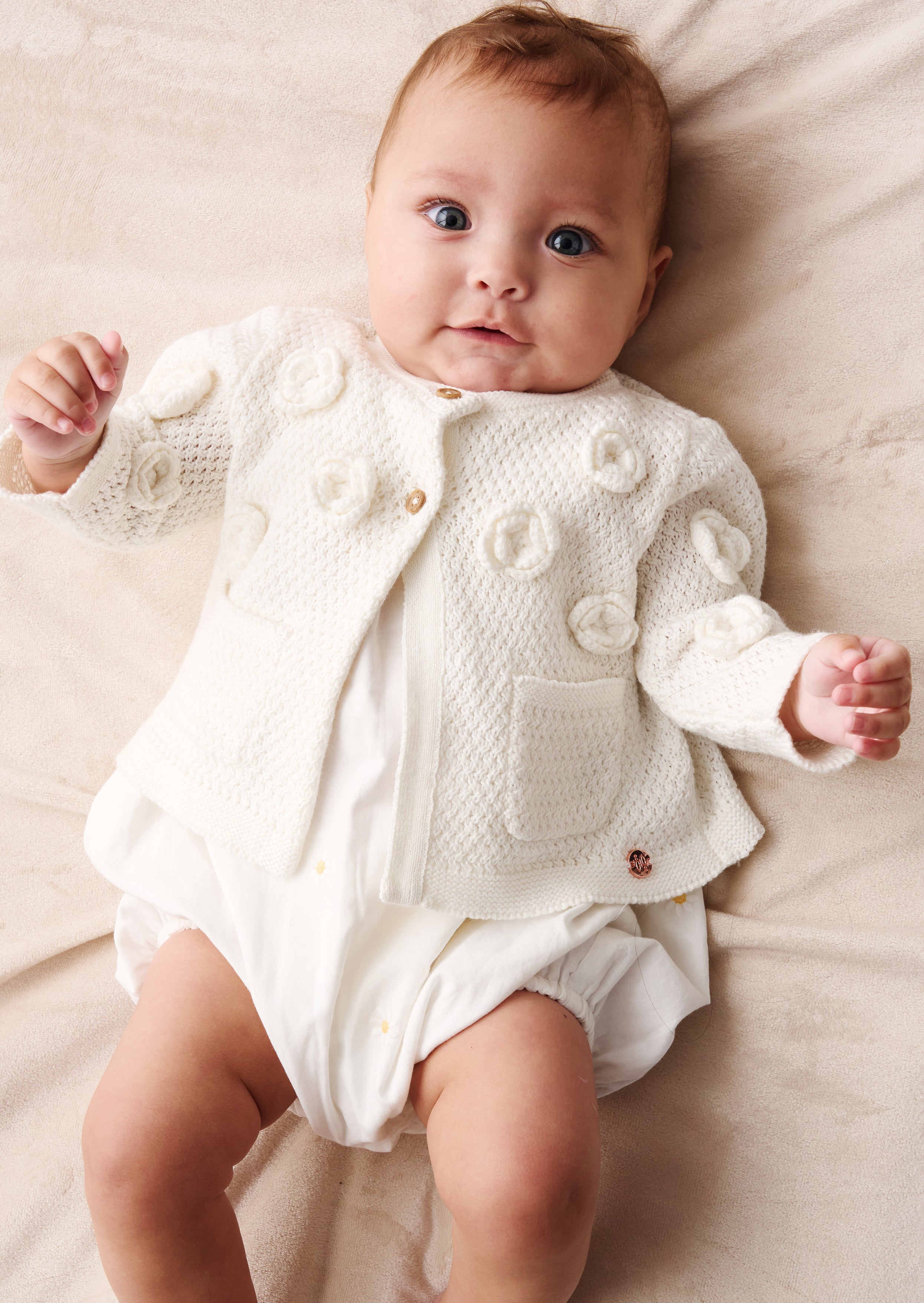 Kardigan dzianinowy Dolly Flower