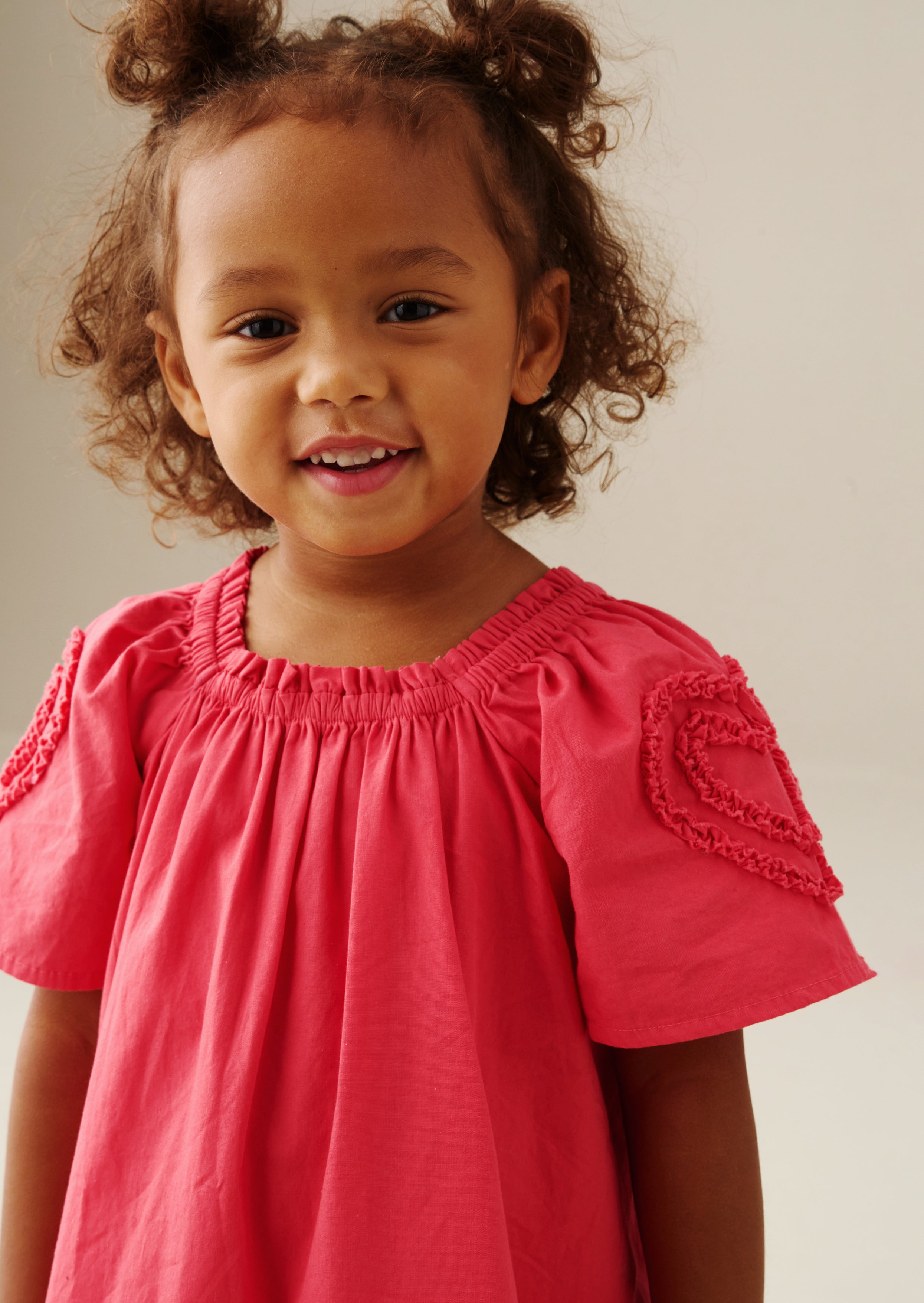 Lori Heart Frill Swing Dress