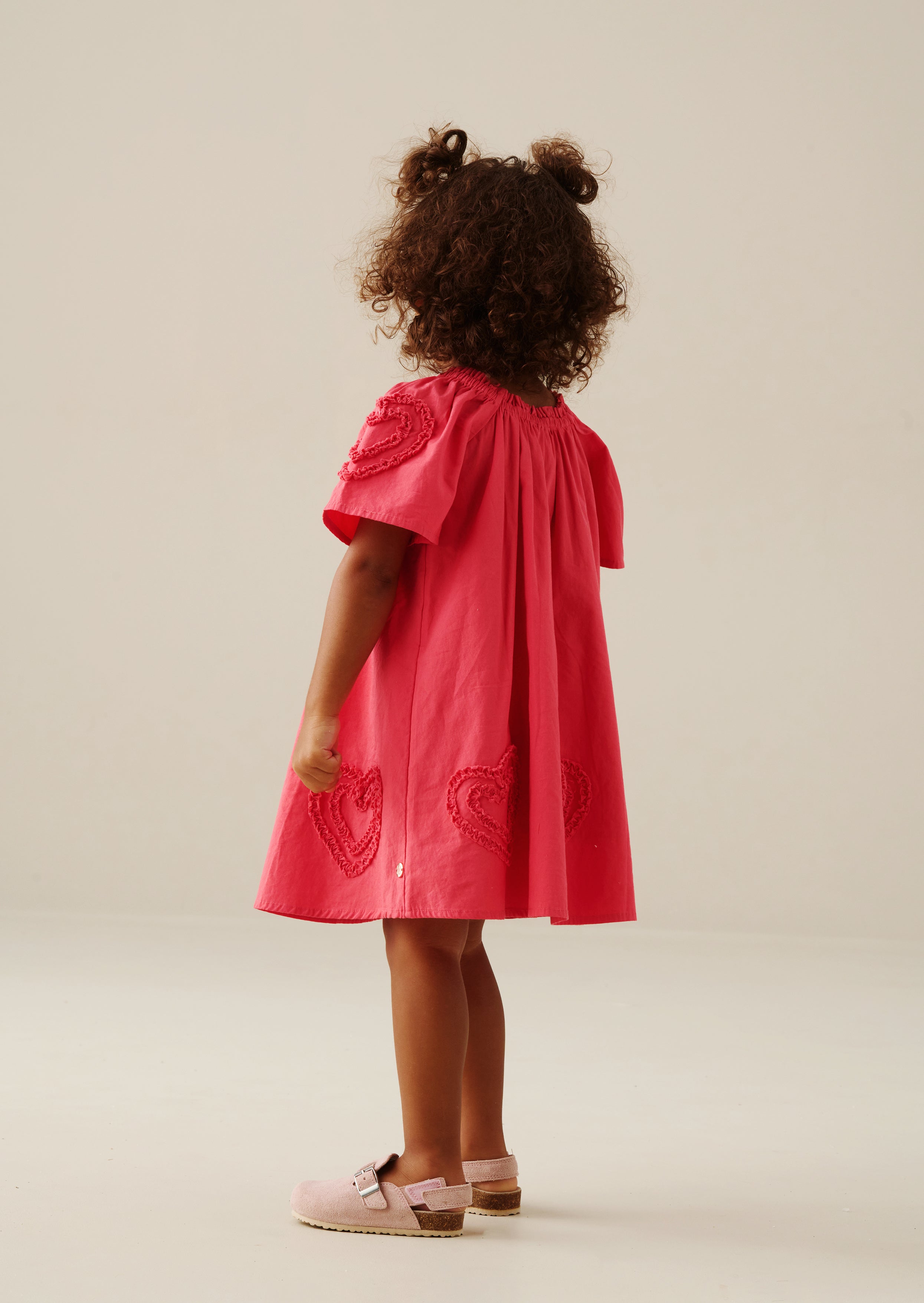 Lori Heart Frill Swing Dress