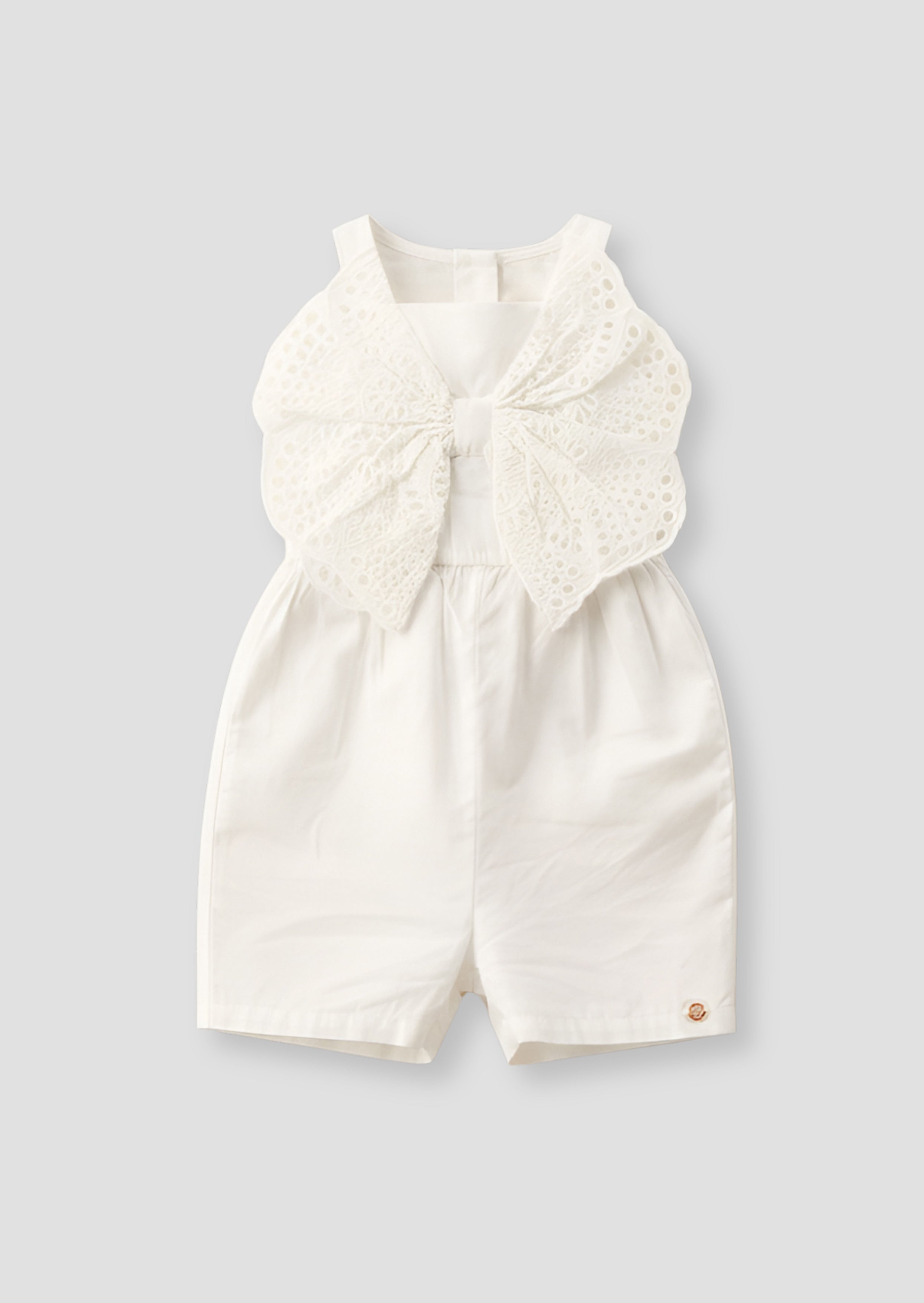 Natalia Stickerei Schleifen-Spielanzug