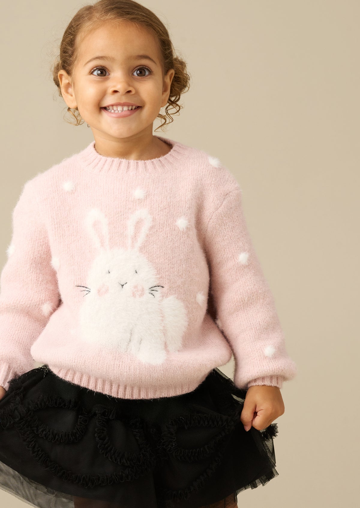 Gestrickter Pullover „Edna Novelty Bunny“