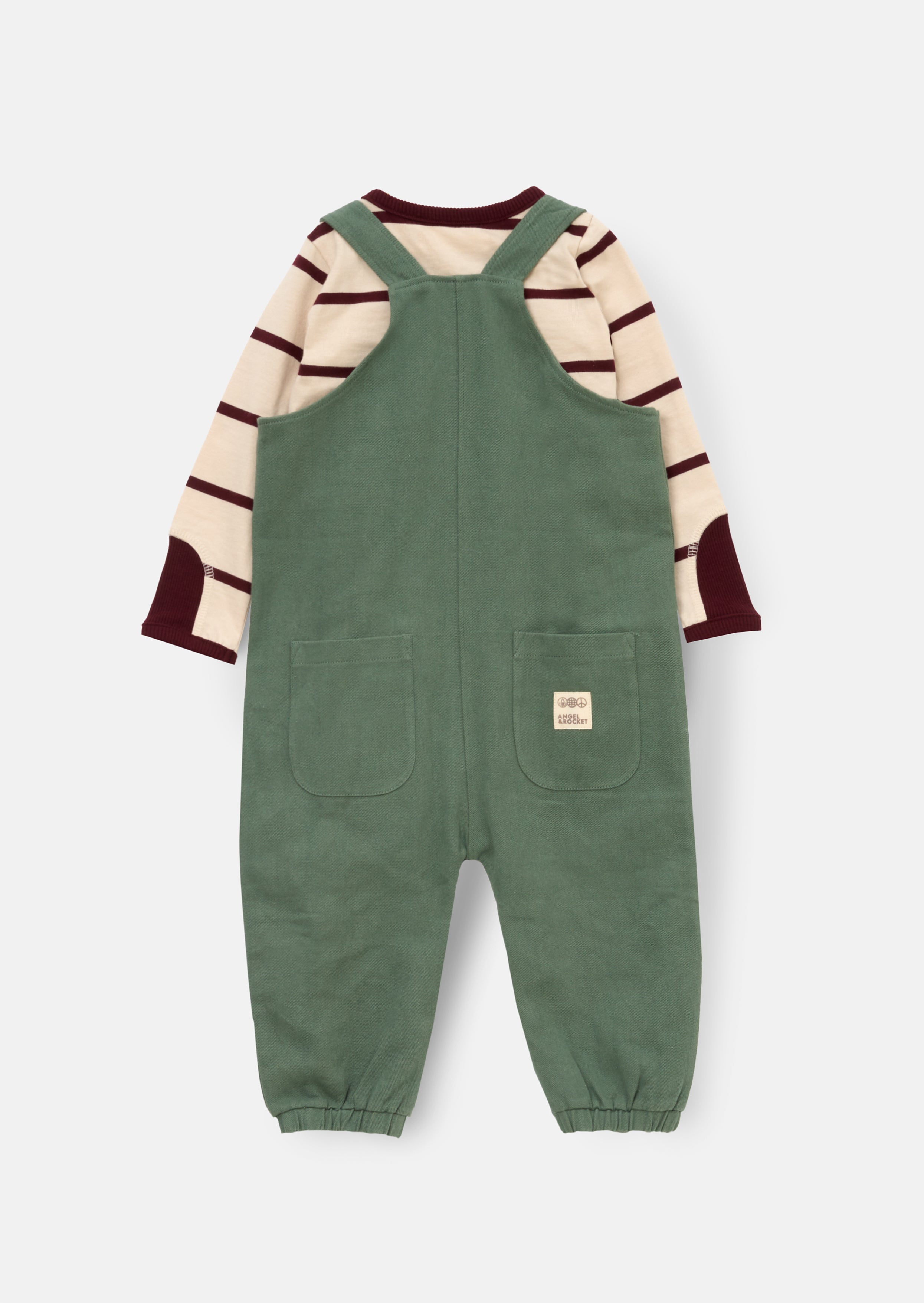 George Mini Twill Dungaree Set