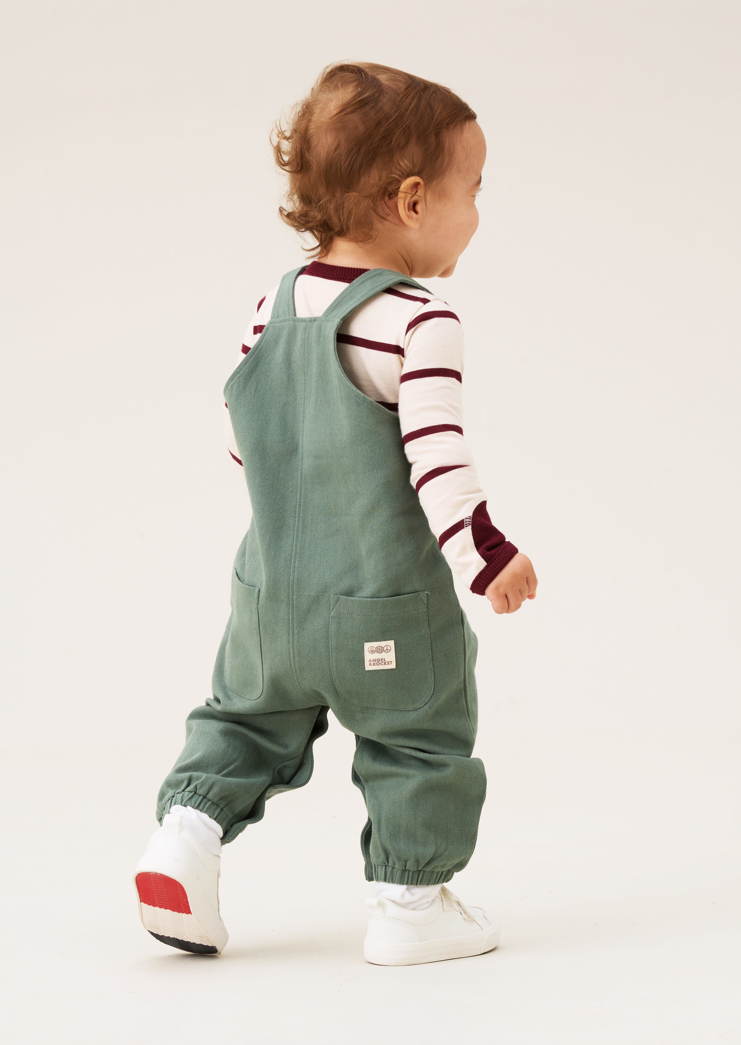 George Mini Twill Dungaree Set