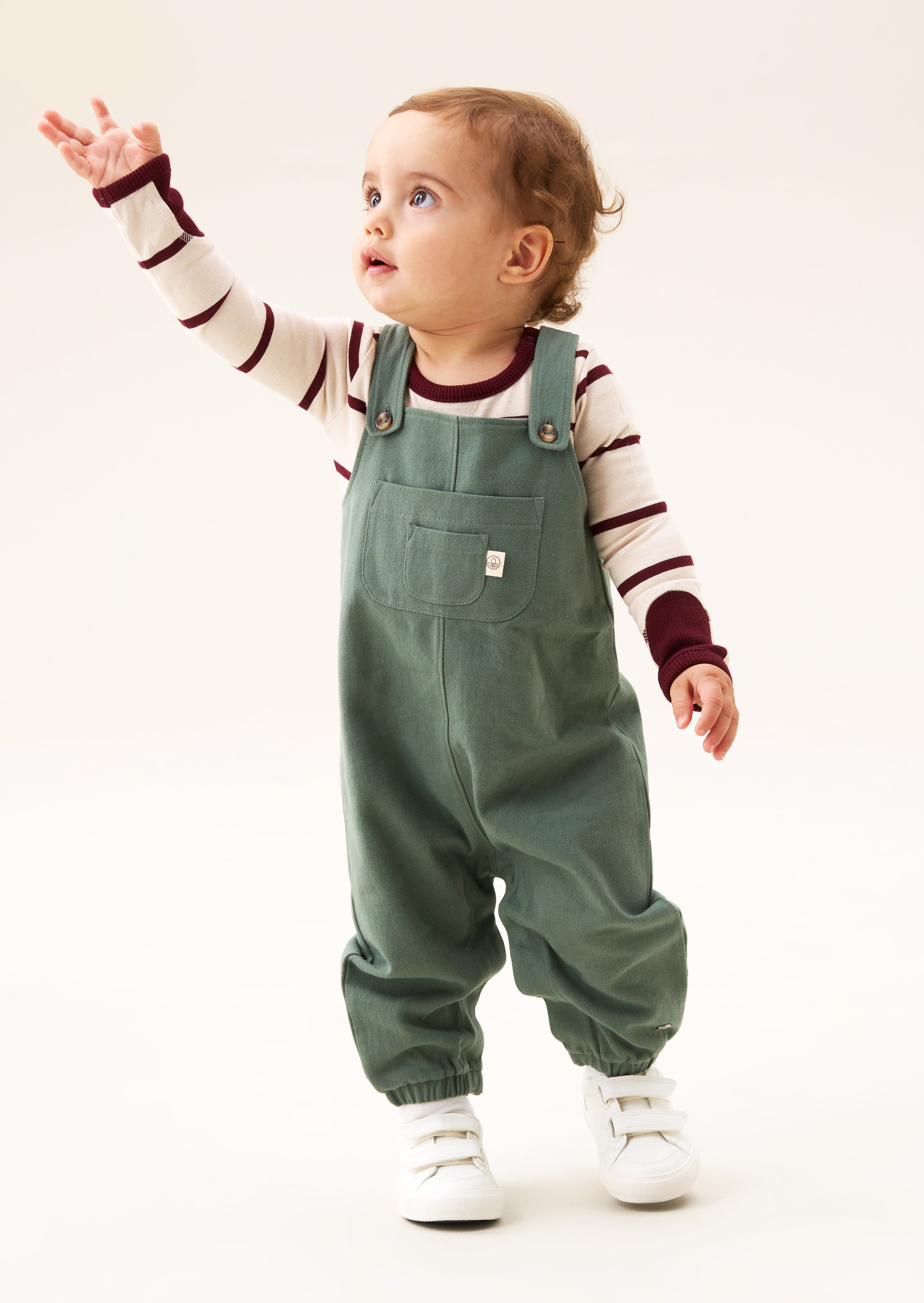 George Mini Twill Dungaree Set