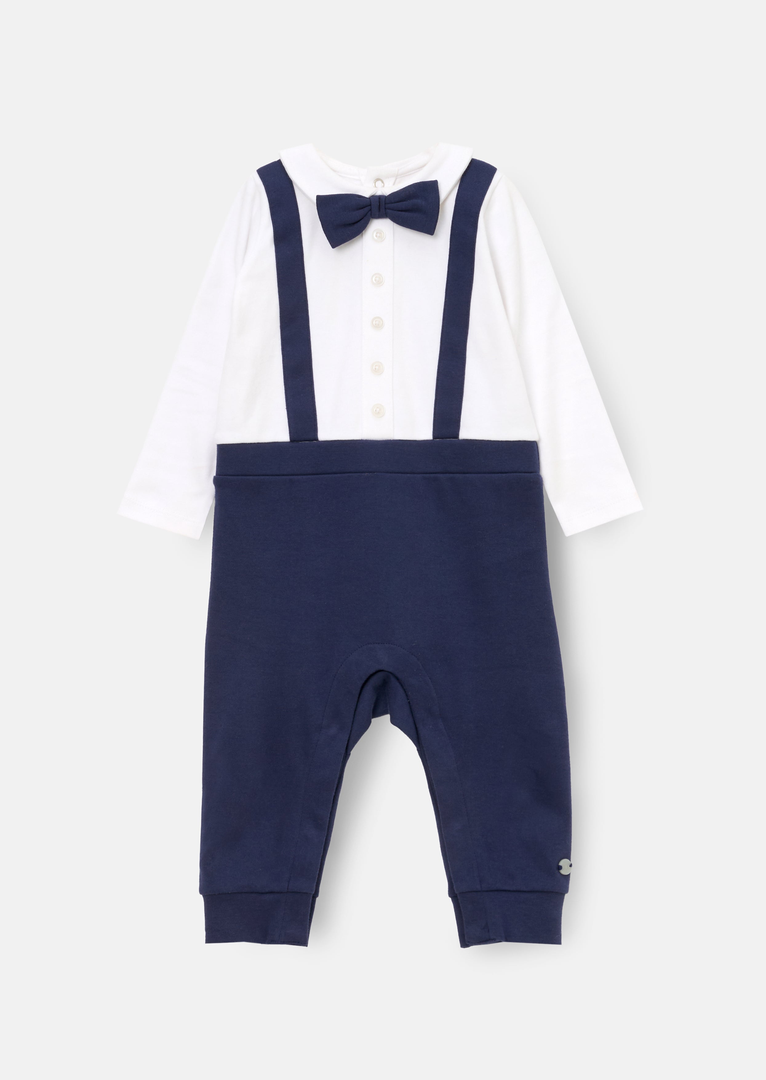 Jude Smart Bow Tie Onesie