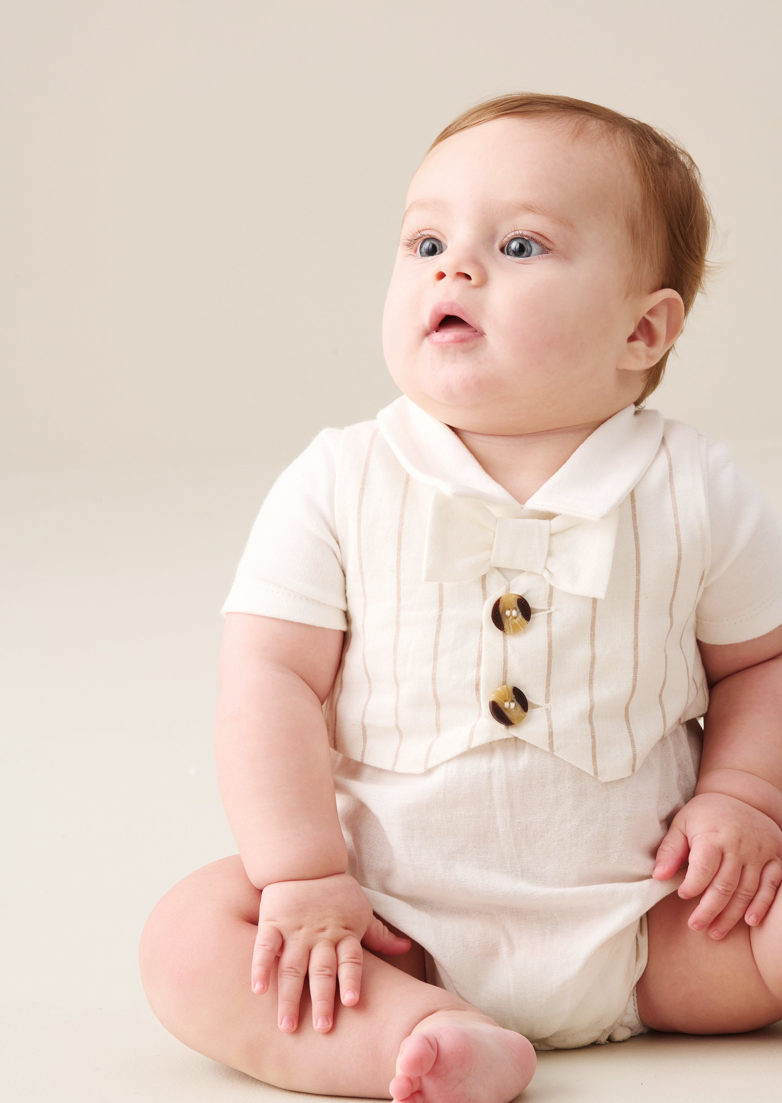 Luis Striped Smart Romper