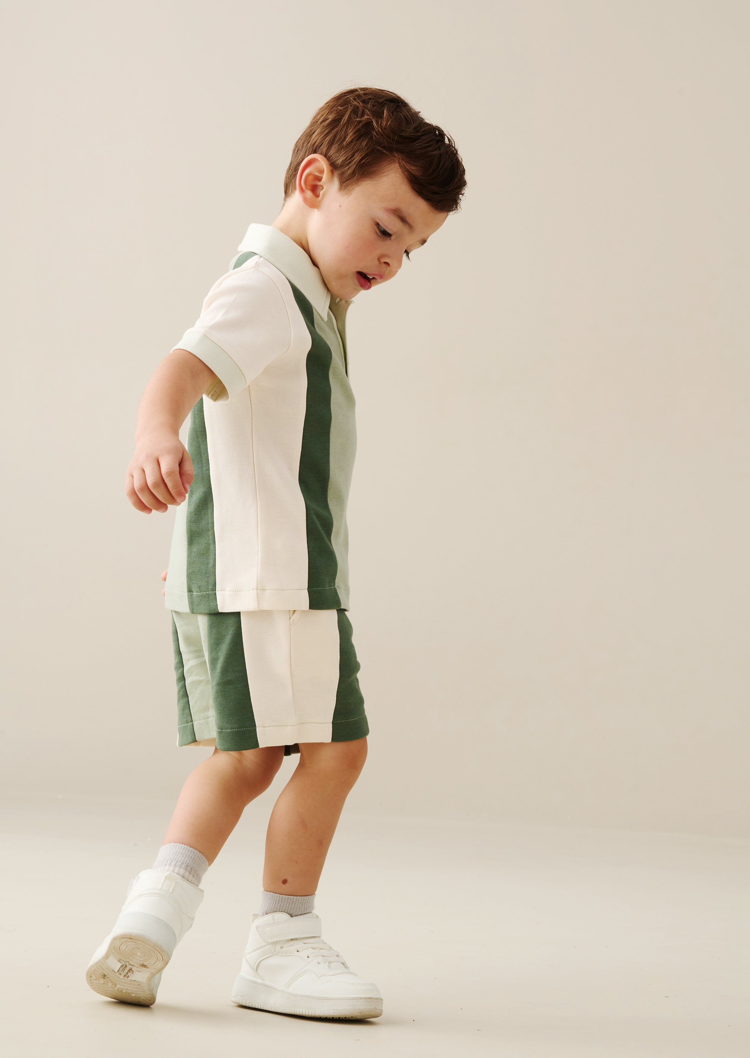 Jerry Colour Block Polo and Short