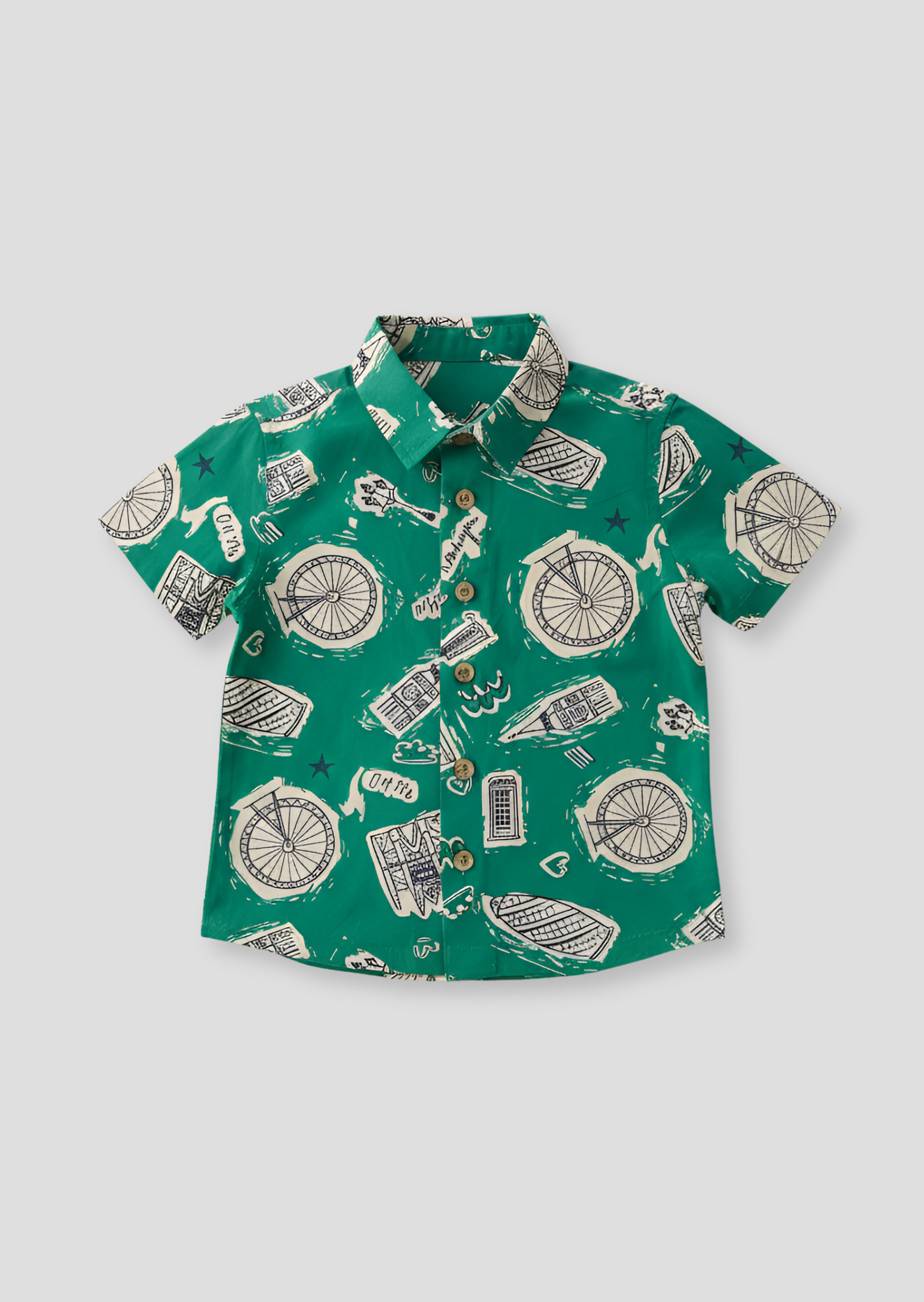 Damien City Print Shirt
