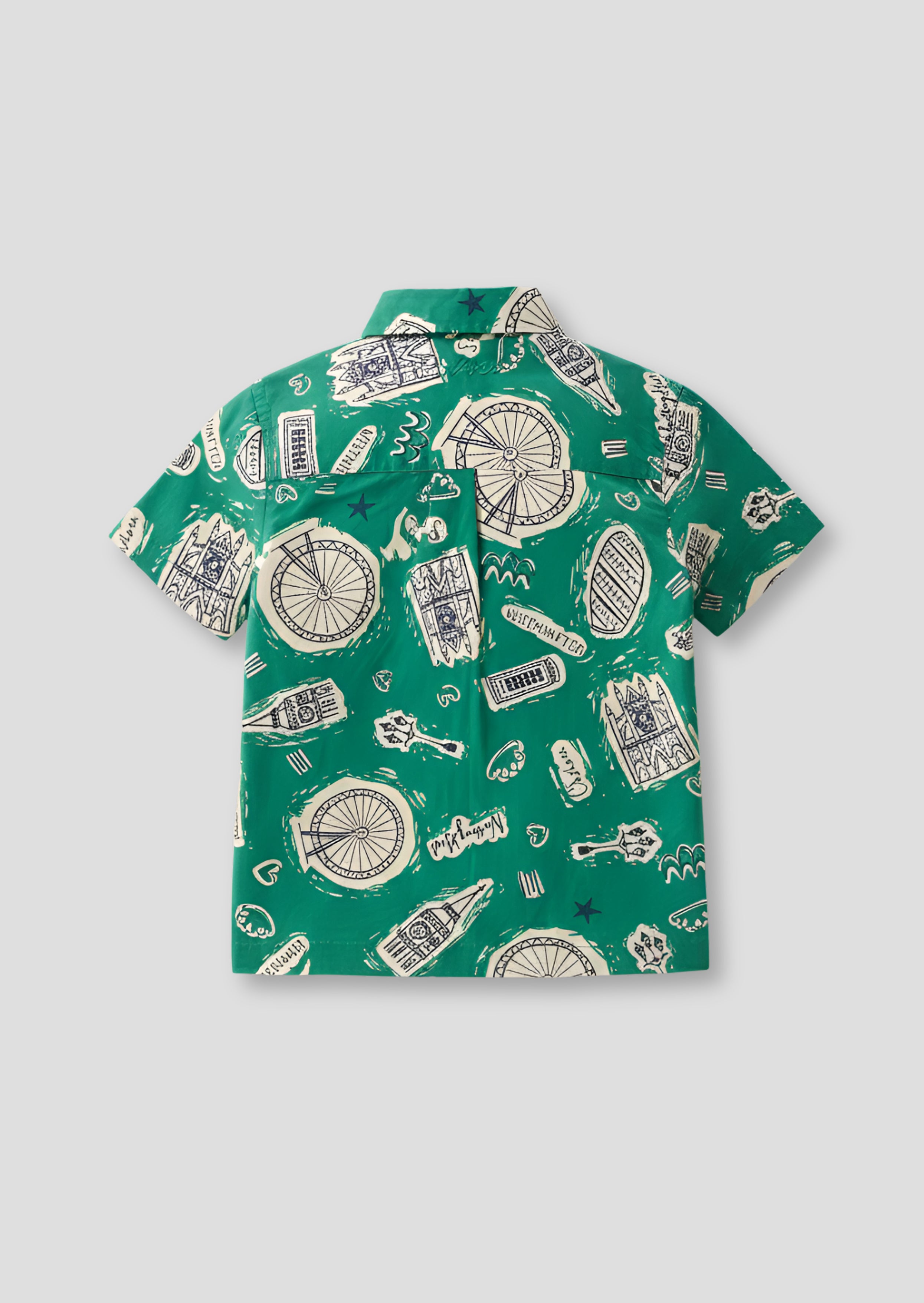Damien City Print Shirt