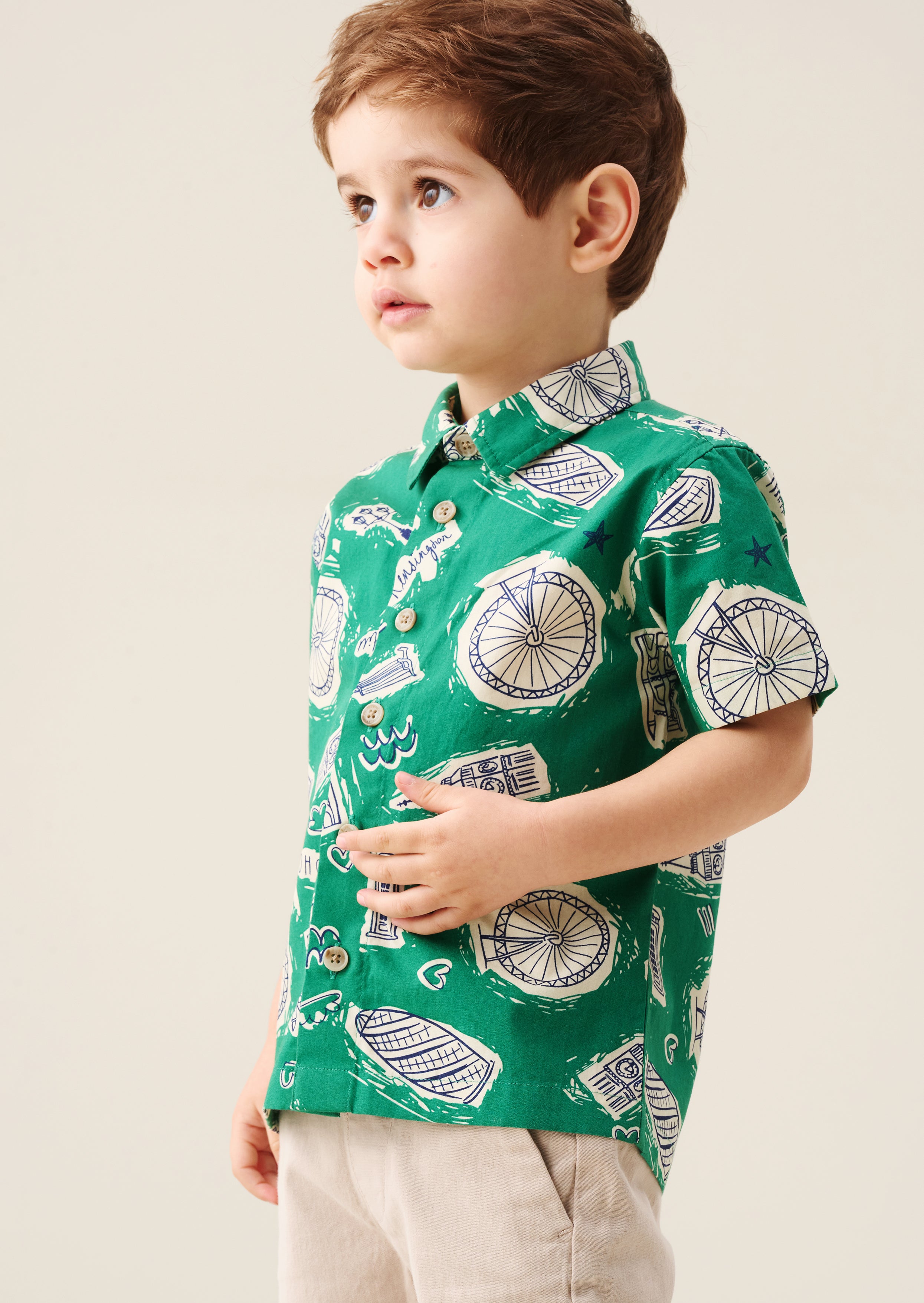Damien City Print Shirt