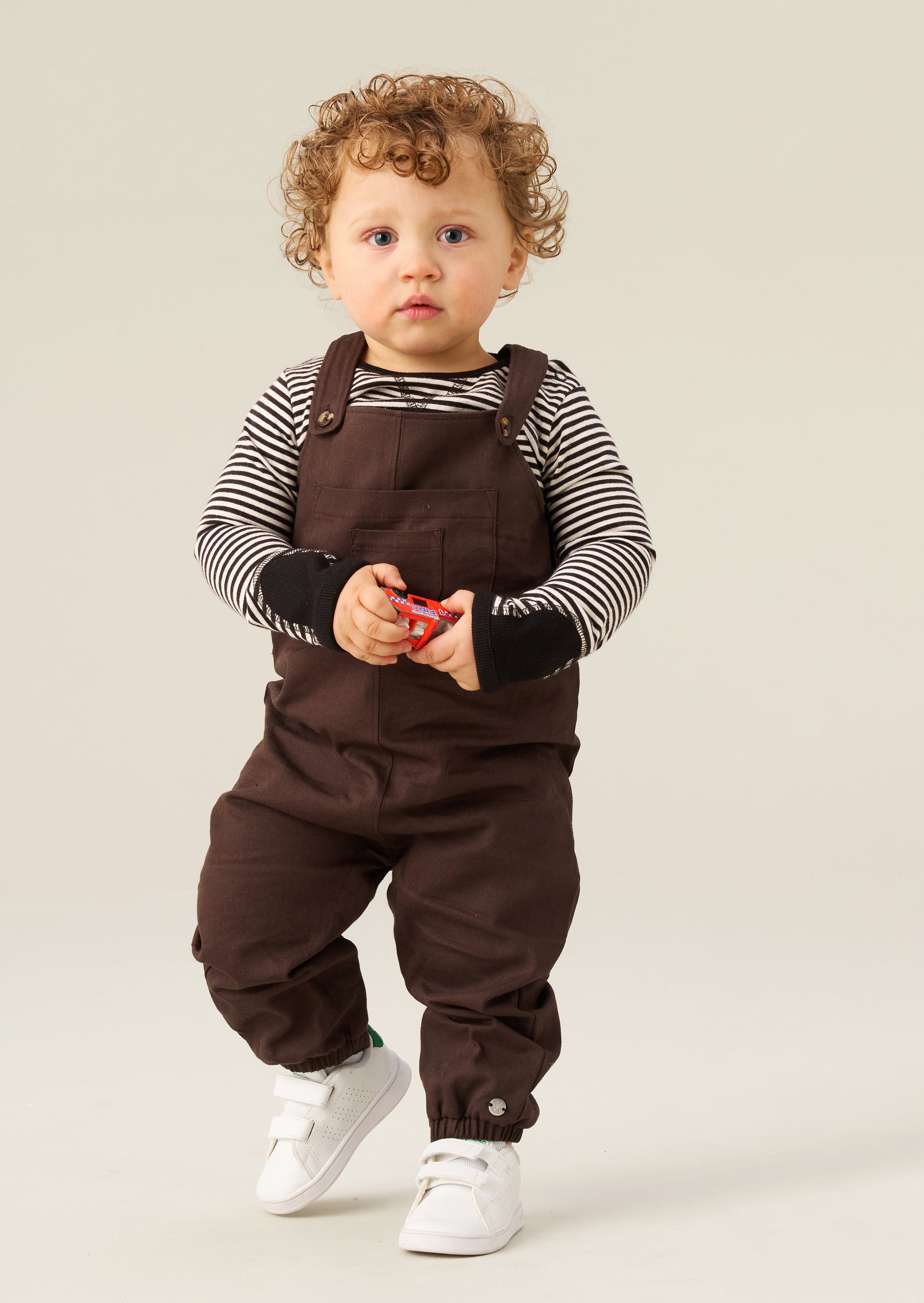 George Twill Dungaree Set